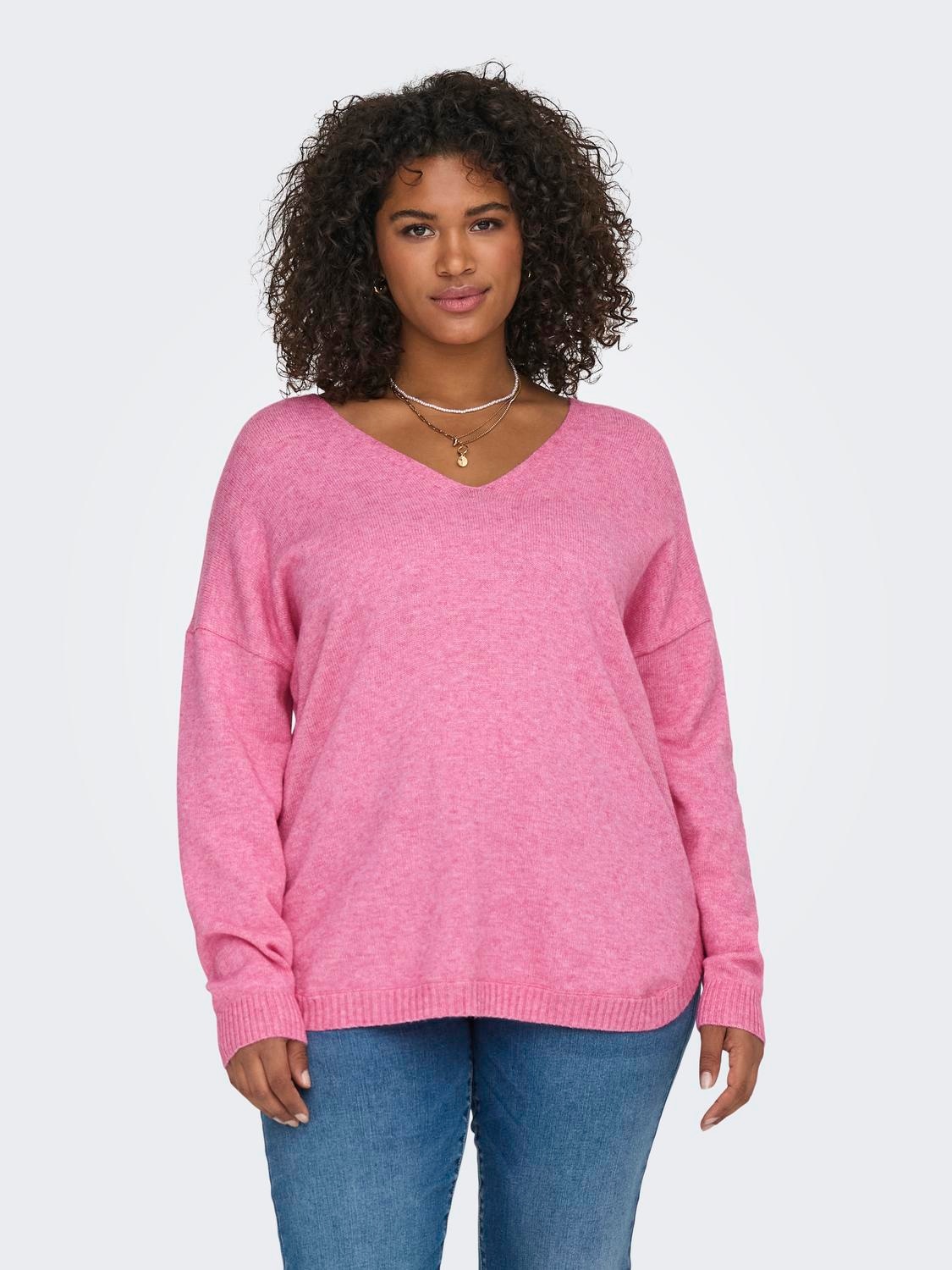 V-Ausschnitt-Pullover »CARMARGARETA LS PULLOVER KNT NOOS«