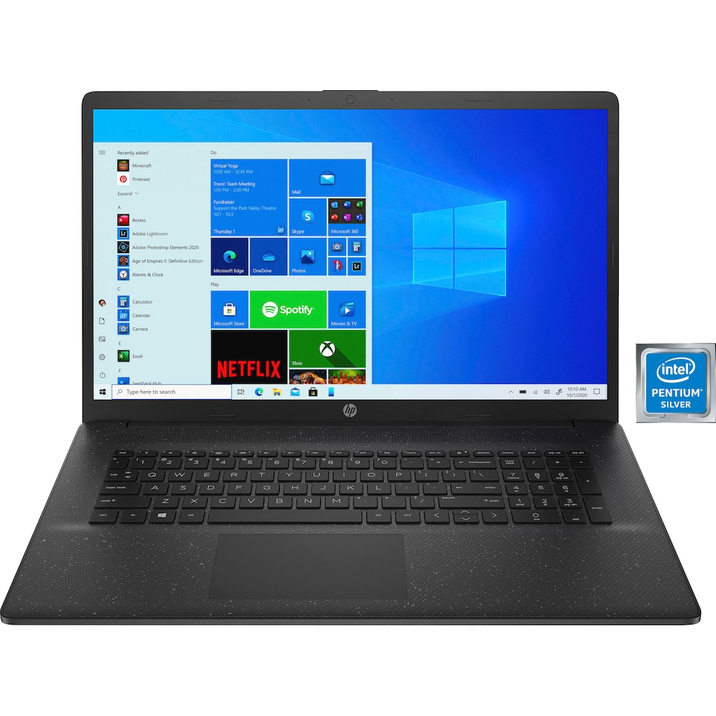 HP Notebook »17-cn0205ng«, (43,9 cm/17,3 Zoll), Intel, Celeron, UHD Graphics 600, 256 GB SSDKostenloses Upgrade auf Windows 11, sobald verfügbar