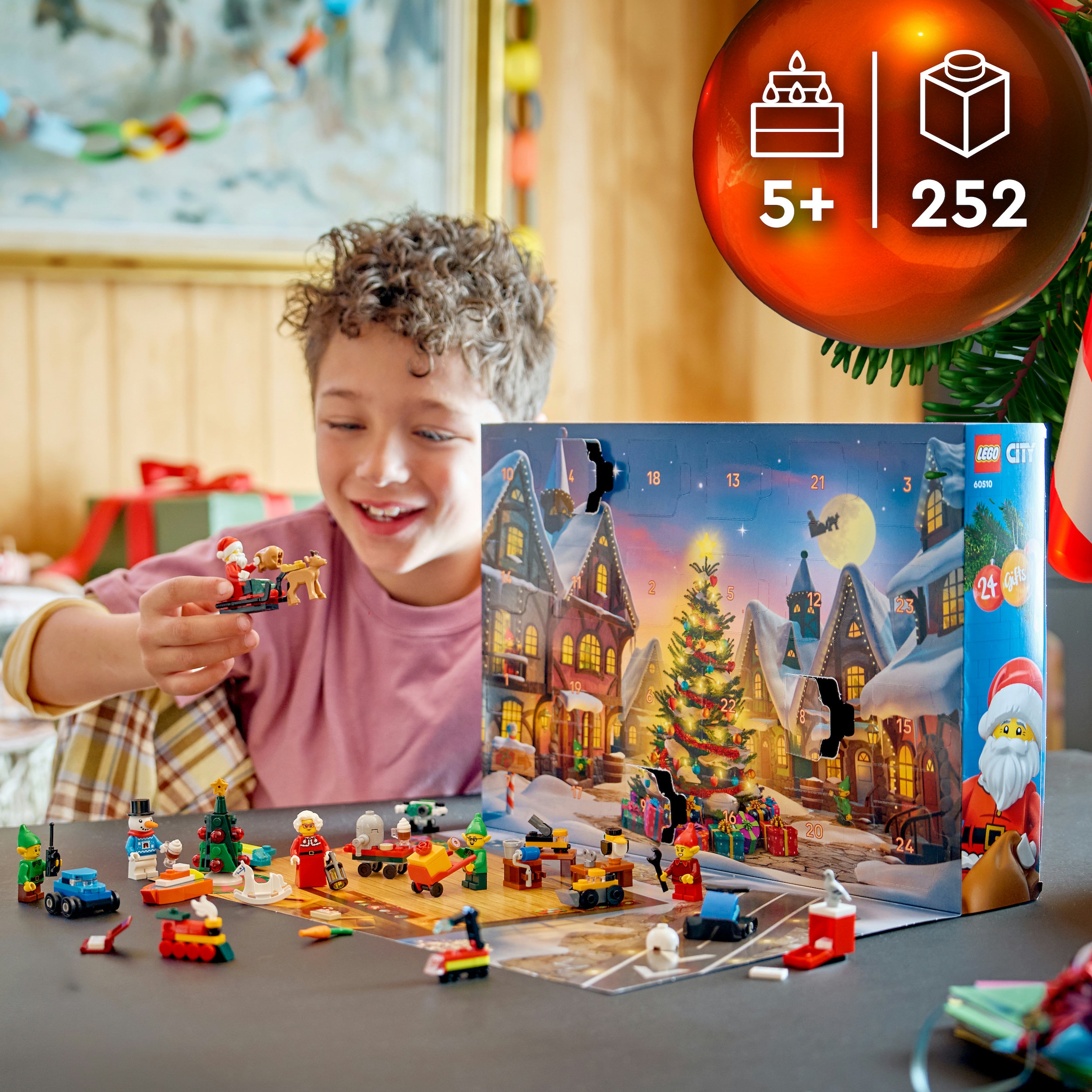 LEGO® Spielzeug-Adventskalender »Adventskalender 2026 (60510), LEGO City« ab 5 Jahren Made in Europe