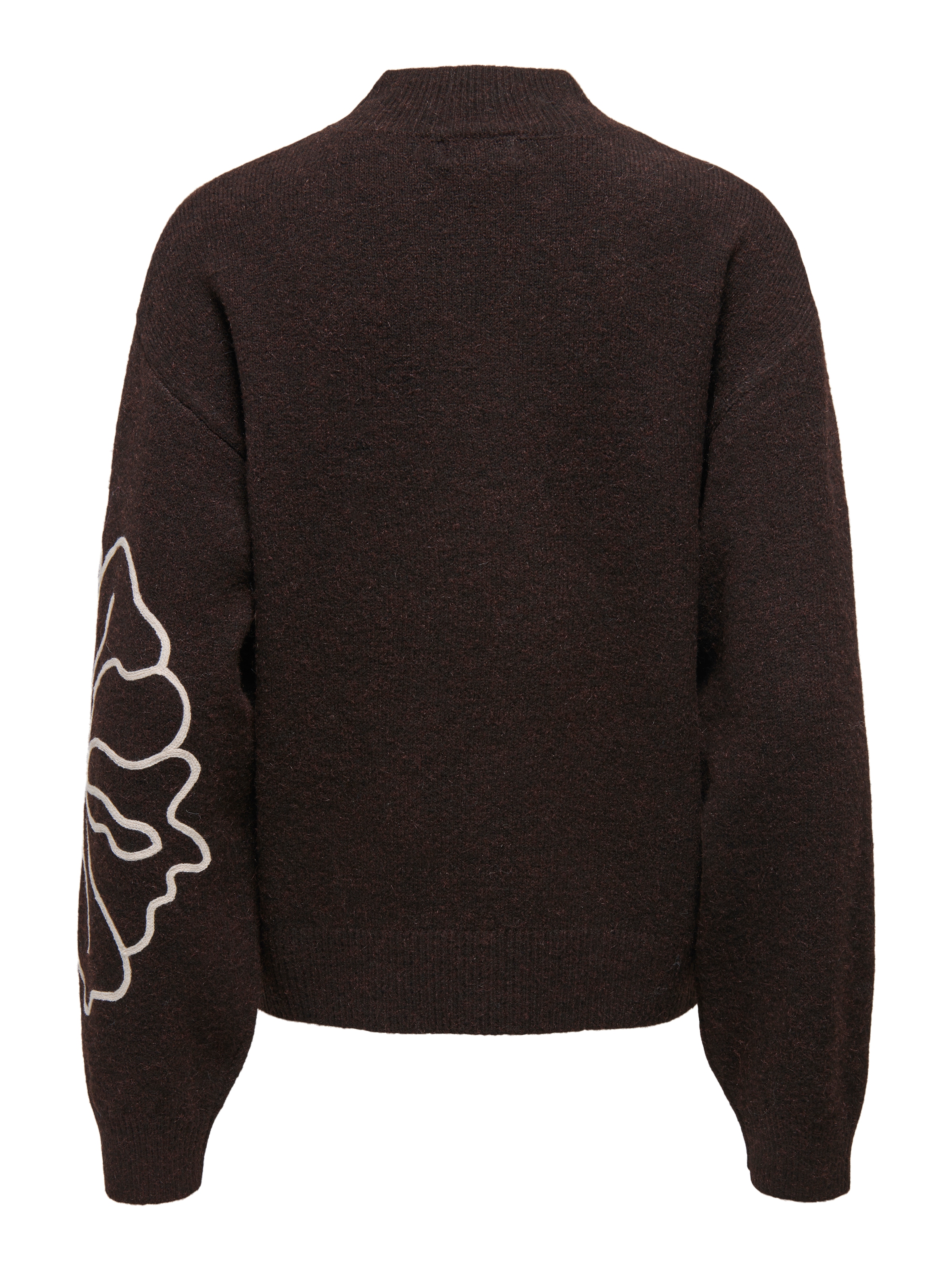 JDY Strickpullover »JDYJELLA L/S FLOWER PULLOVER KNT NOOS« Materialmix, regular fit