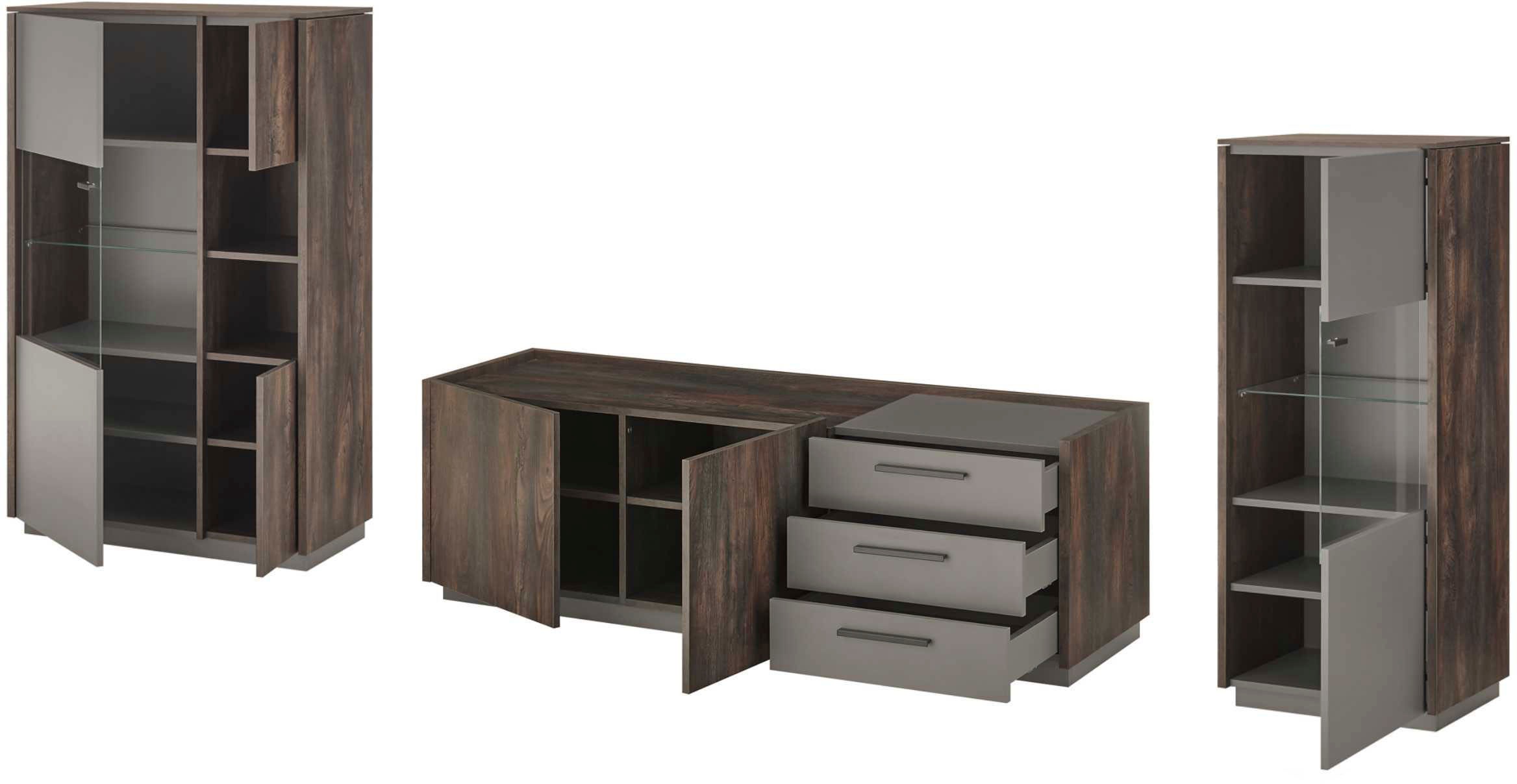 INOSIGN Schrank-Set »LARGO«, (Set, 3 St.), mit Soft-Close-Funktion
