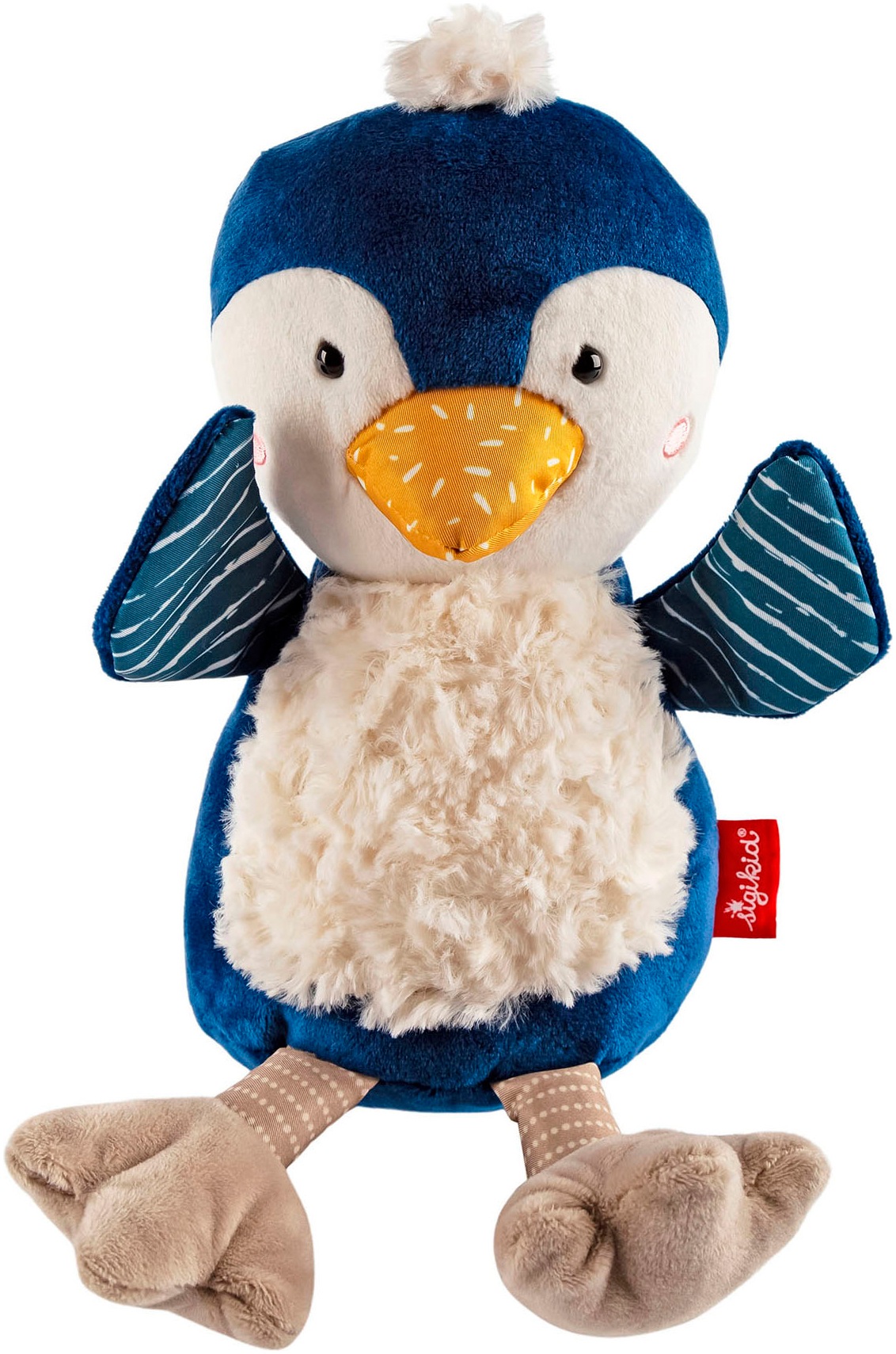 Sigikid Kuscheltier »Patchwork Sweety Yellow, Pinguin«