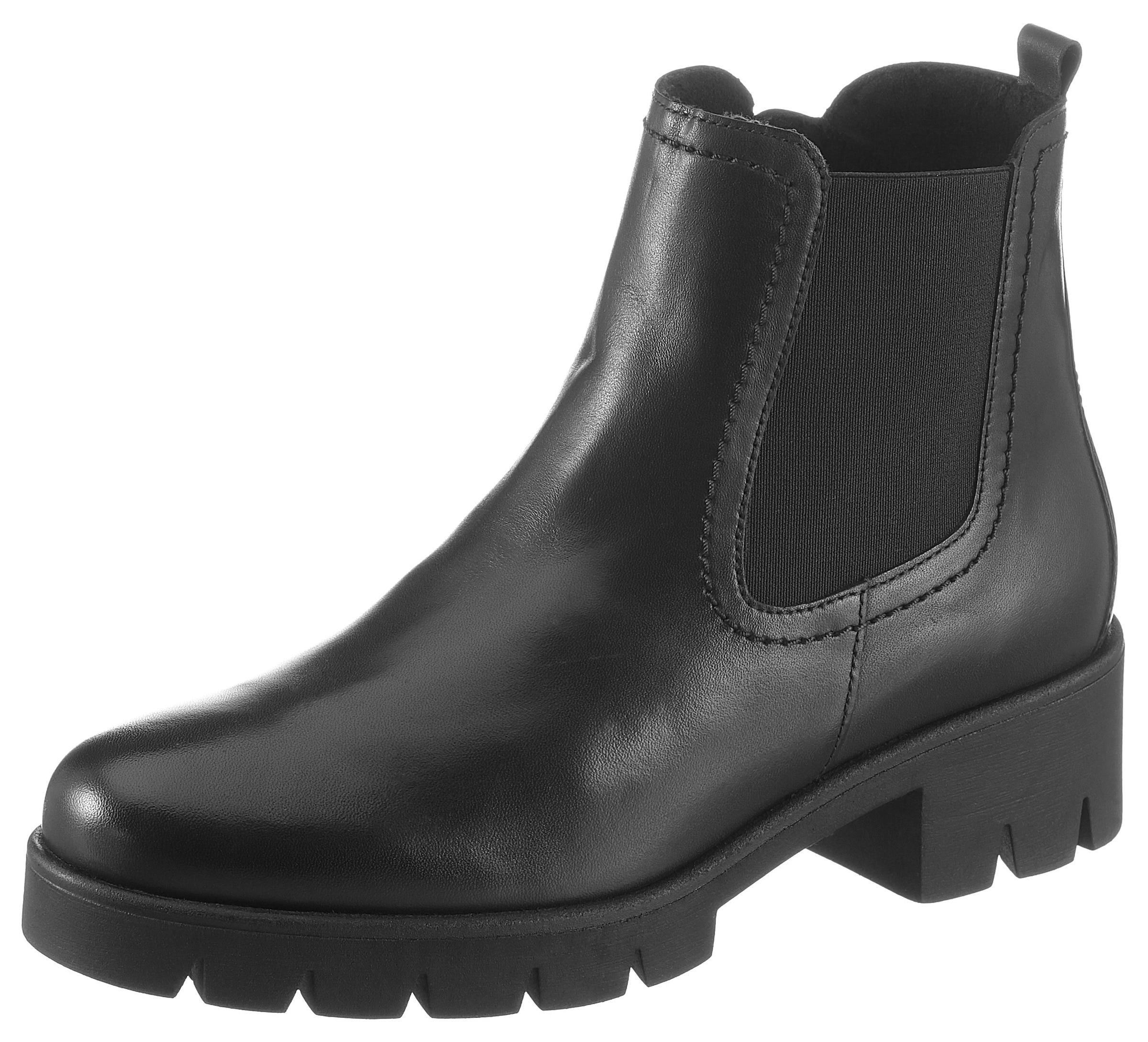 Gabor Chelseaboots, Plateau, Herbstboots, Stiefelette mit angesagter Profil günstig online kaufen