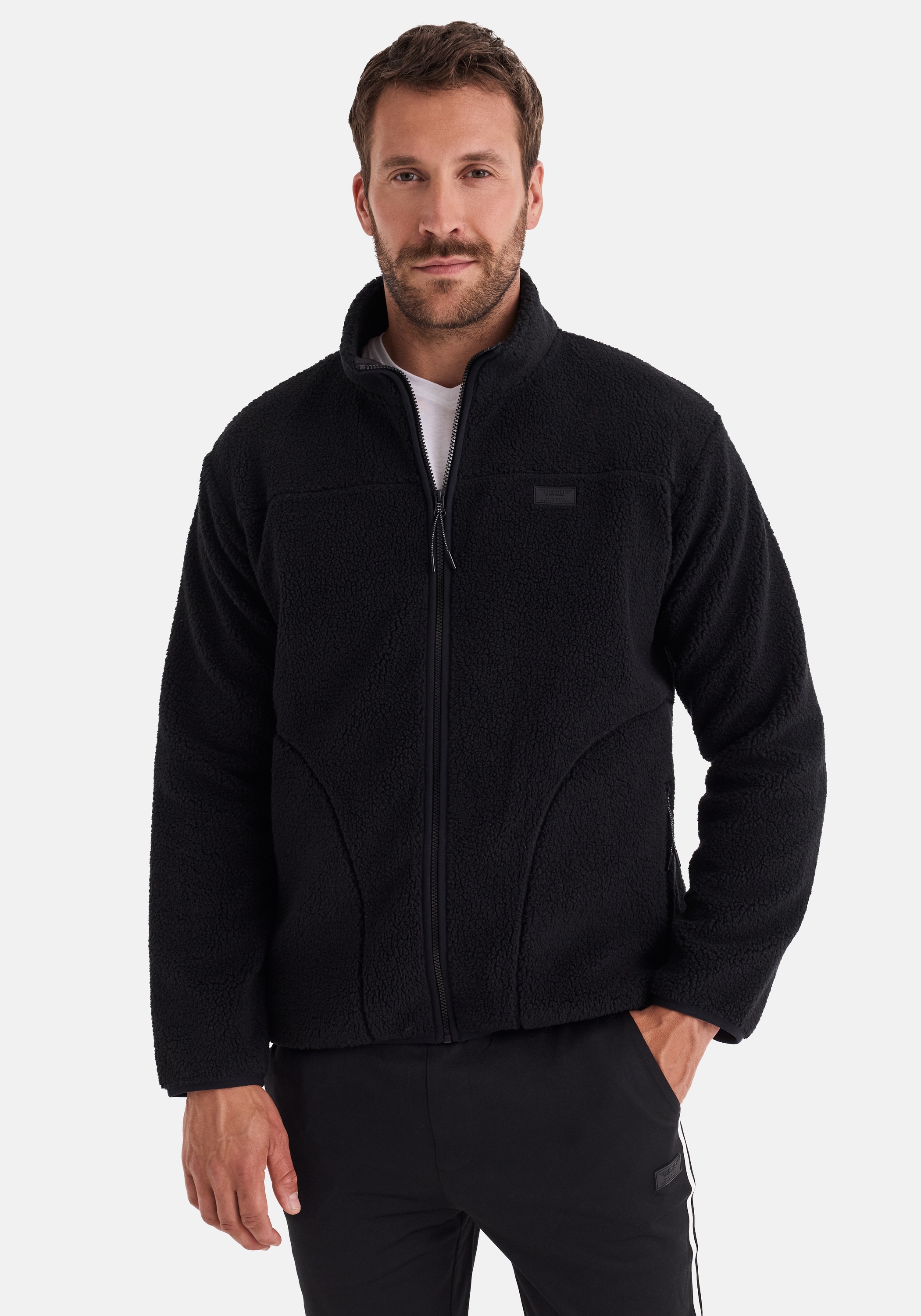 HERO by John Medoox "JOEL Fleecejacke" Sherpa fleece Straight Fit Casual Sherpa für Herren