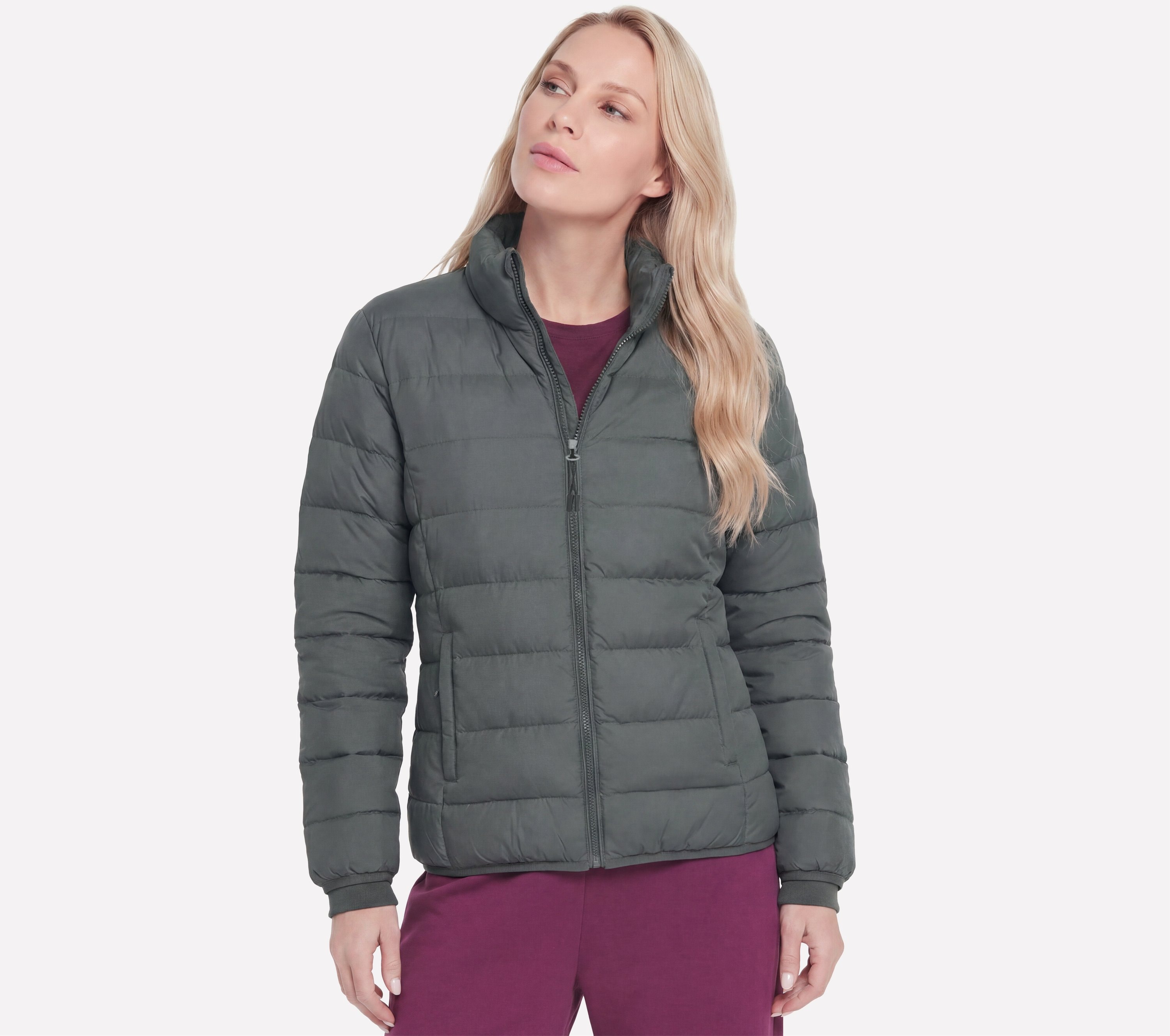 Skechers Steppjacke "Womens Jacket" aus Nylon, auch in großen Größen