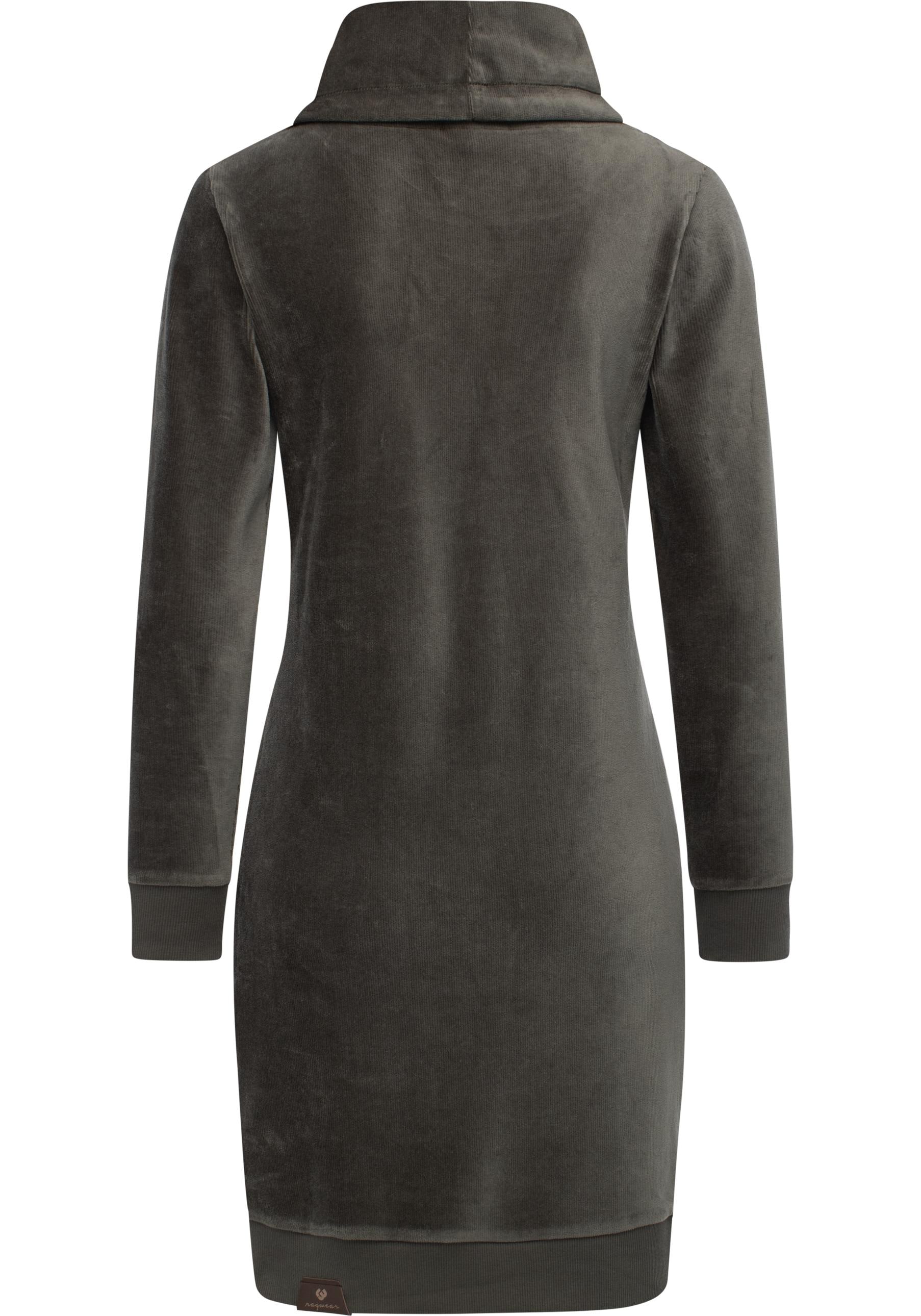 Ragwear Sweatkleid »Chloe Velvet«, stylisches Langarmkleid in Samtoptik