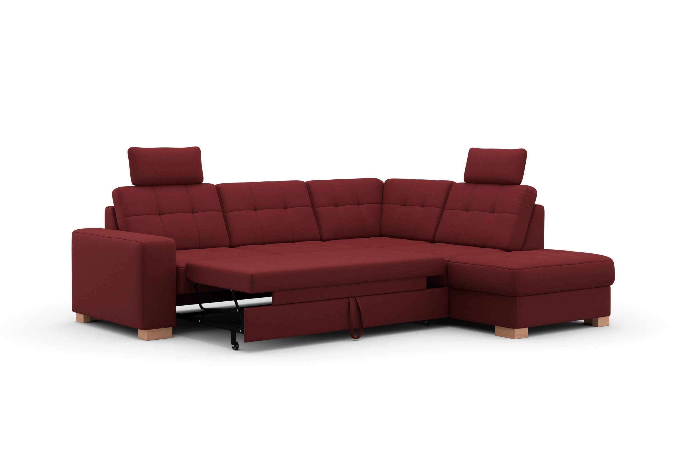 sit&more Ecksofa »Quincy L-Form«, wahlweise mit Bettfunktion und Bettkasten