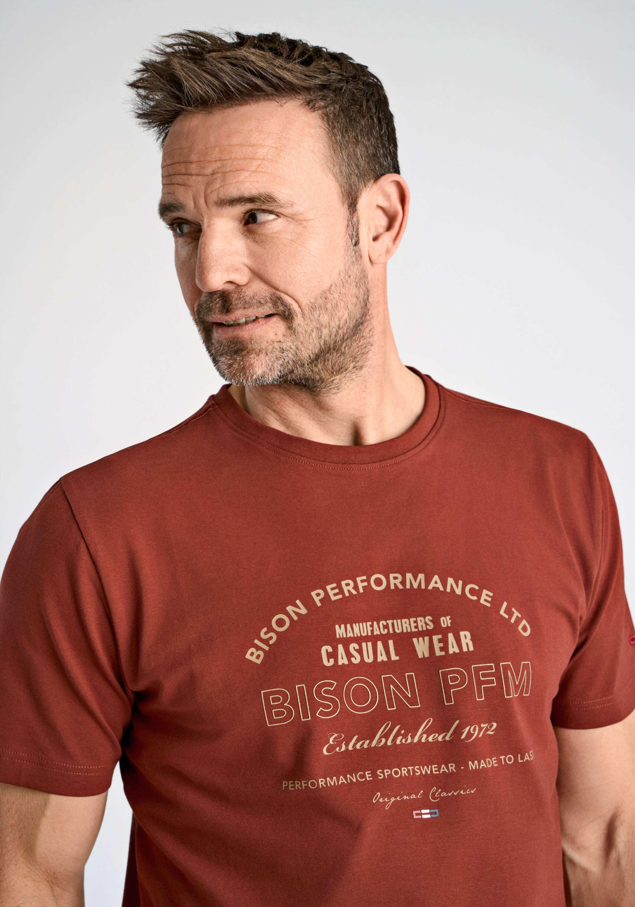 Thumbnail - BISON T-Shirt "T-Shirt Comfort Fit"