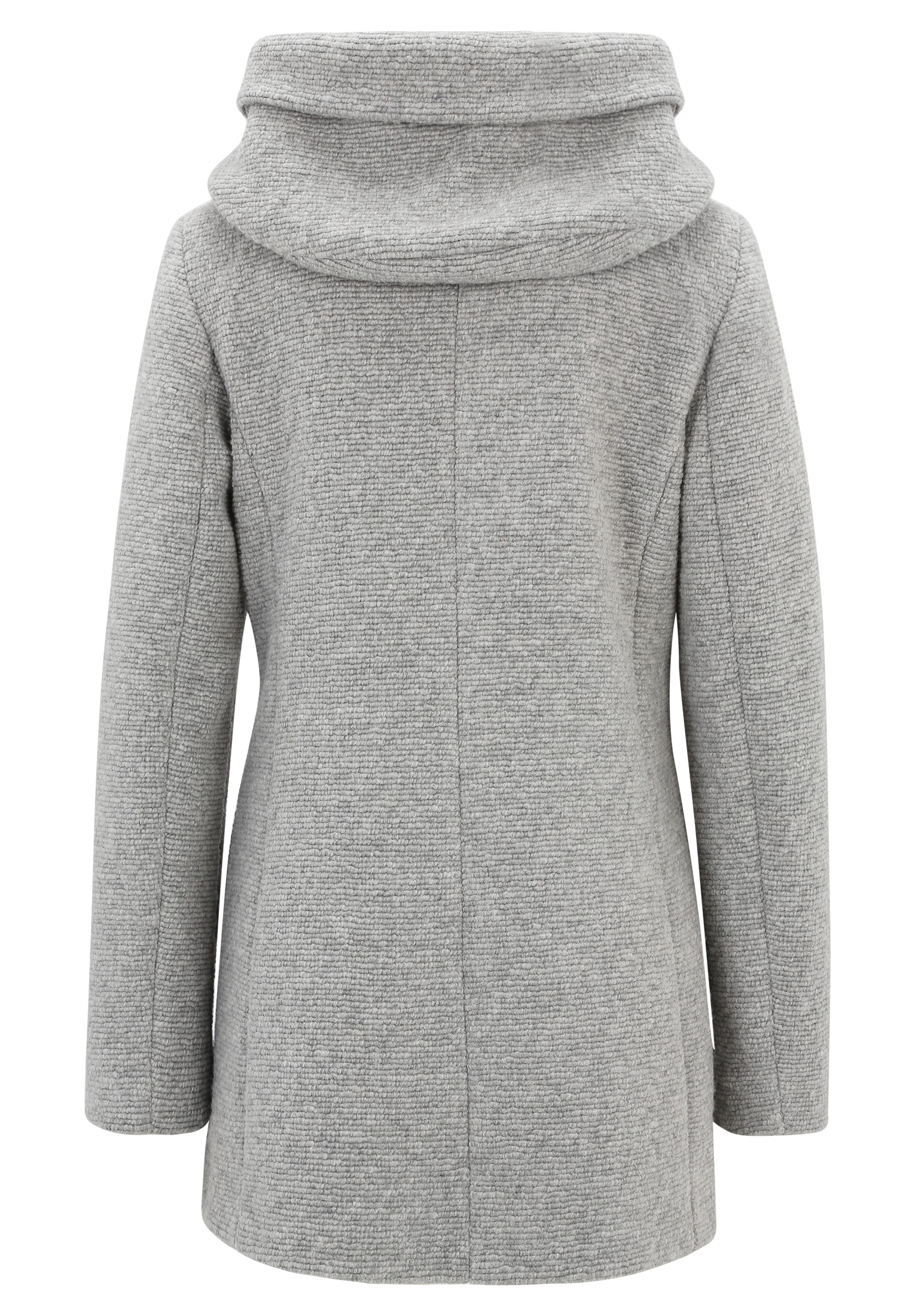 Amber & June Kurzjacke »Amber & June Kurzmantel mit Kapuze«, mit Kapuze
