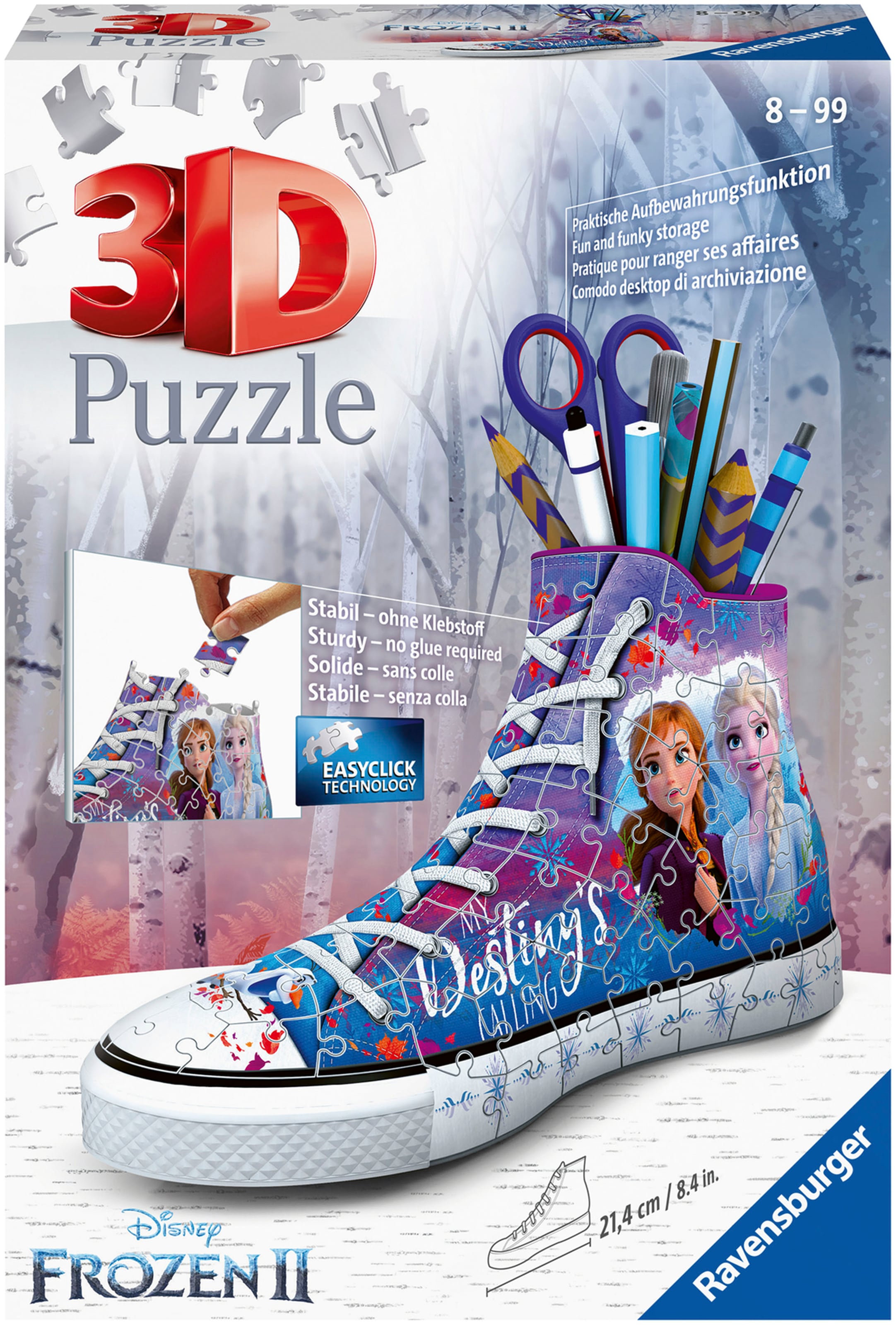 Ravensburger 3D-Puzzle »Disney Frozen II, Sneaker«, Made in Europe, FSC® - schützt Wald - weltweit