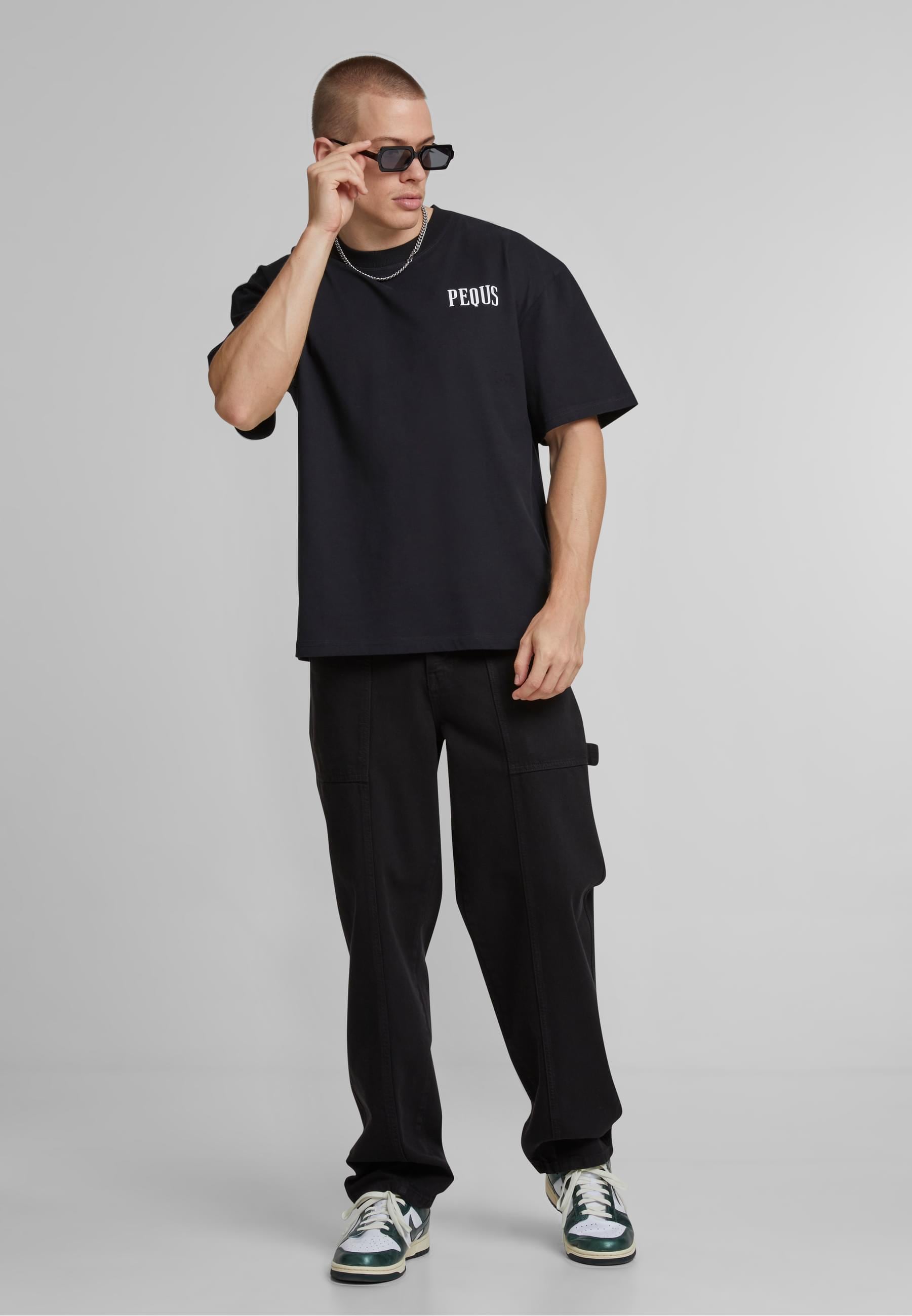 PEQUS T-Shirt »PEQUS PEQUS Back Logo T-Shirt«, (1 tlg.)