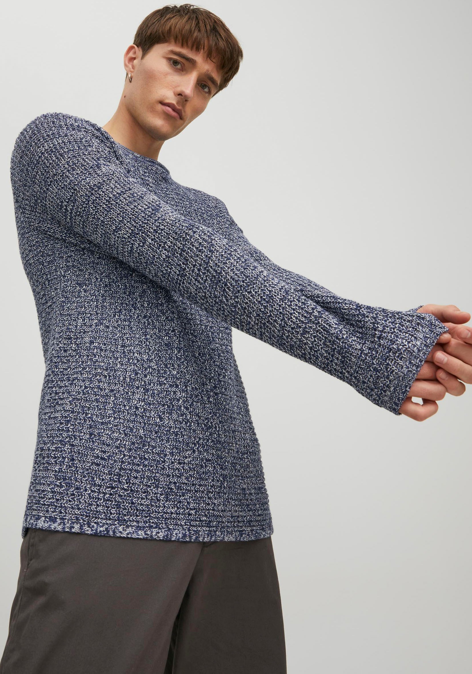 Jack & Jones Rundhalspullover "PHIL KNIT CREW NECK" günstig online kaufen