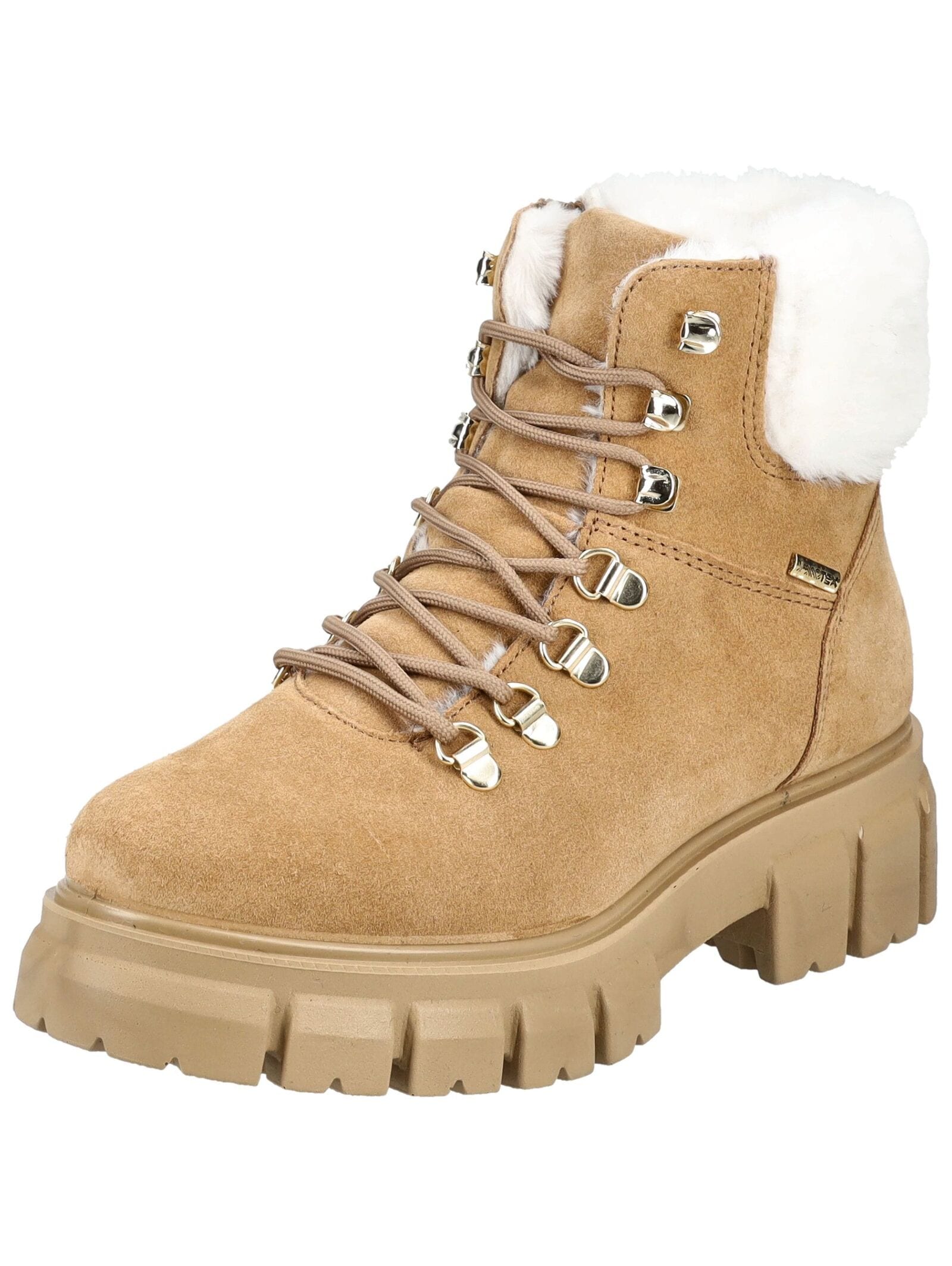 Imac Schnürstiefelette "Imac Stiefelette Veloursleder" günstig online kaufen