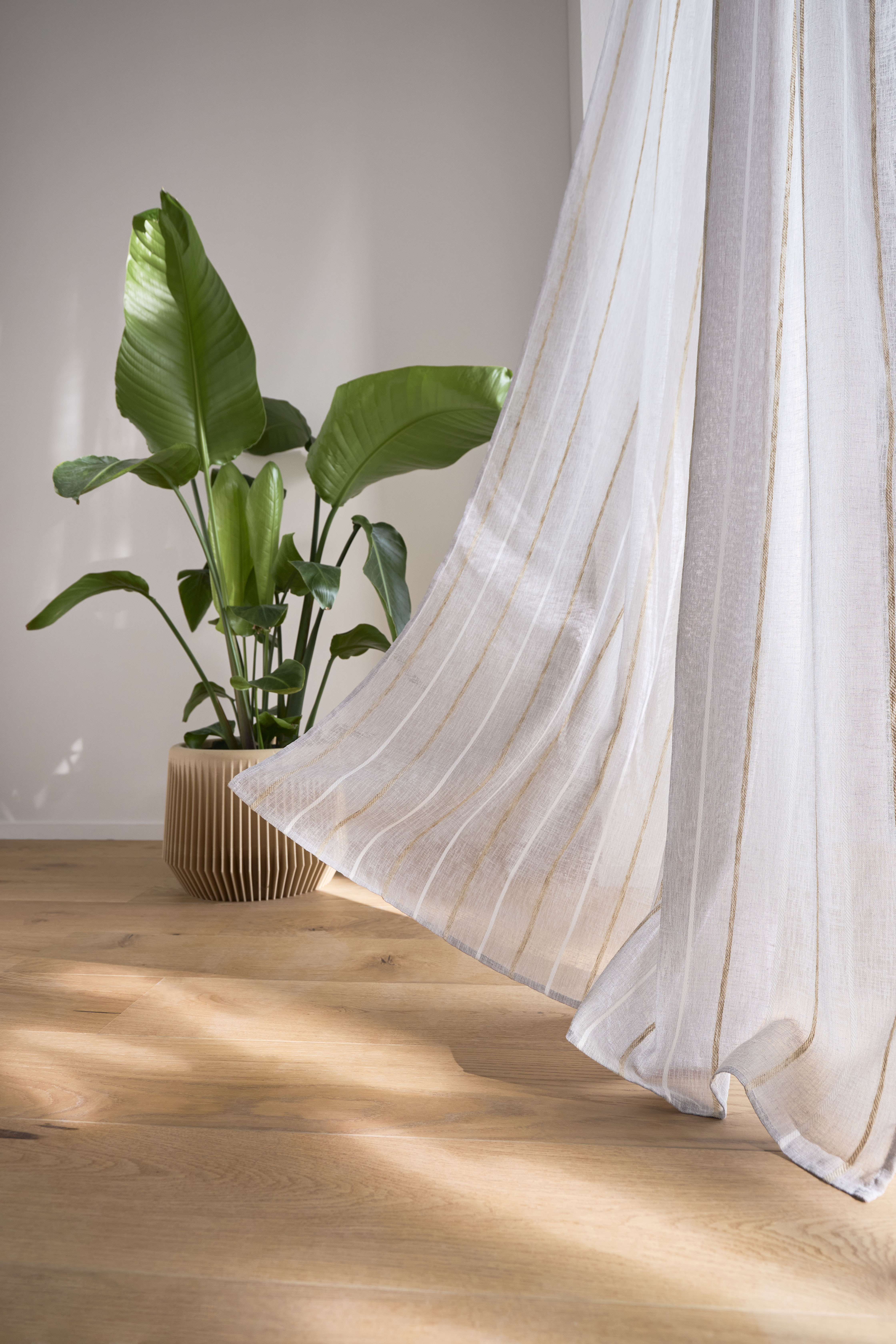 s.Oliver Gardine "Ameera" Multifunktionsband 1 Stk. tlg. mit Leinen, halbtr günstig online kaufen