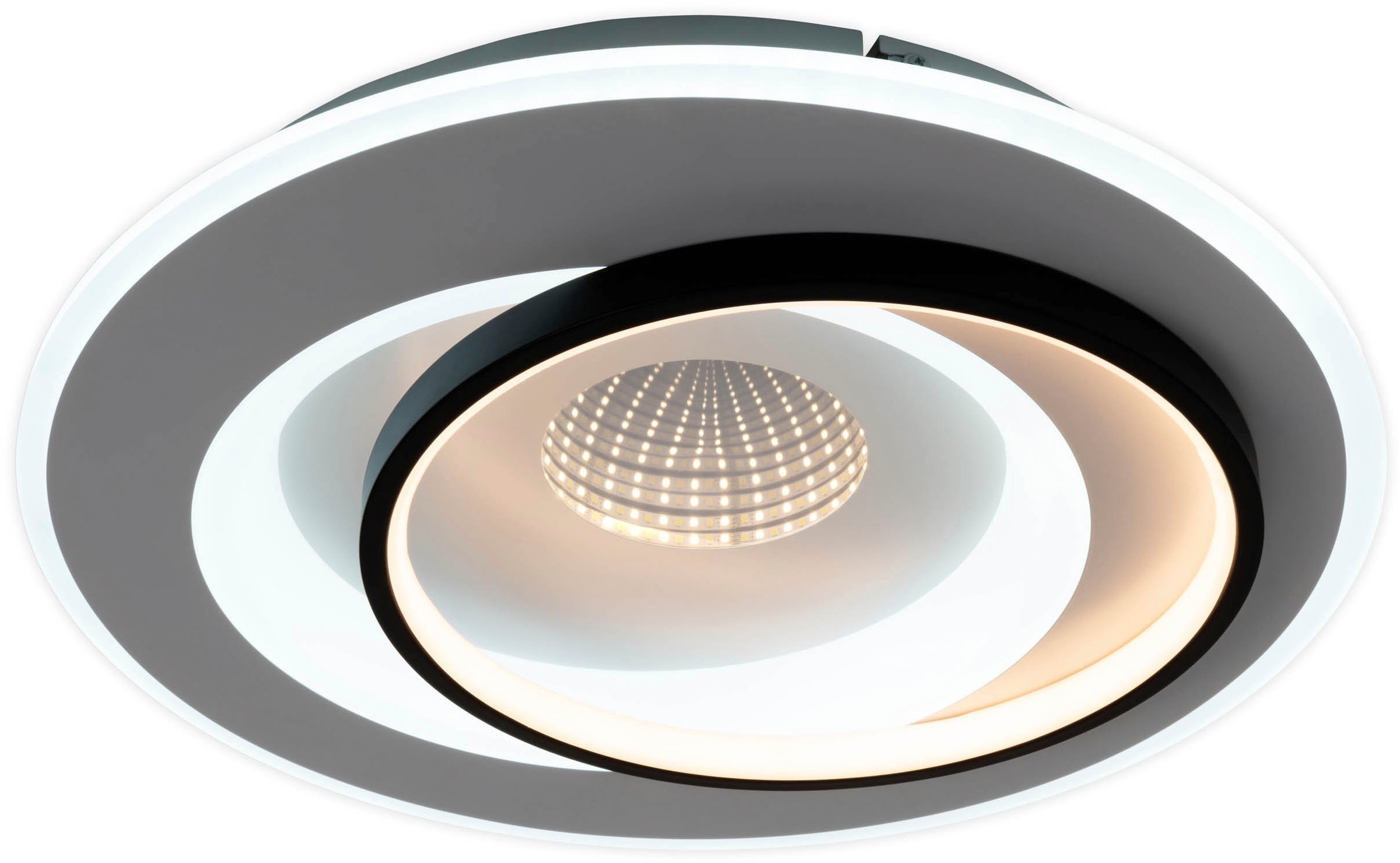 näve LED Deckenleuchte »Malea«, 1 flammig, Leuchtmittel LED-Modul | LED wechselbar, dimmbar per Fernbedienung, CCT, Memory, Nachtlicht, D: 49 cm, weiß