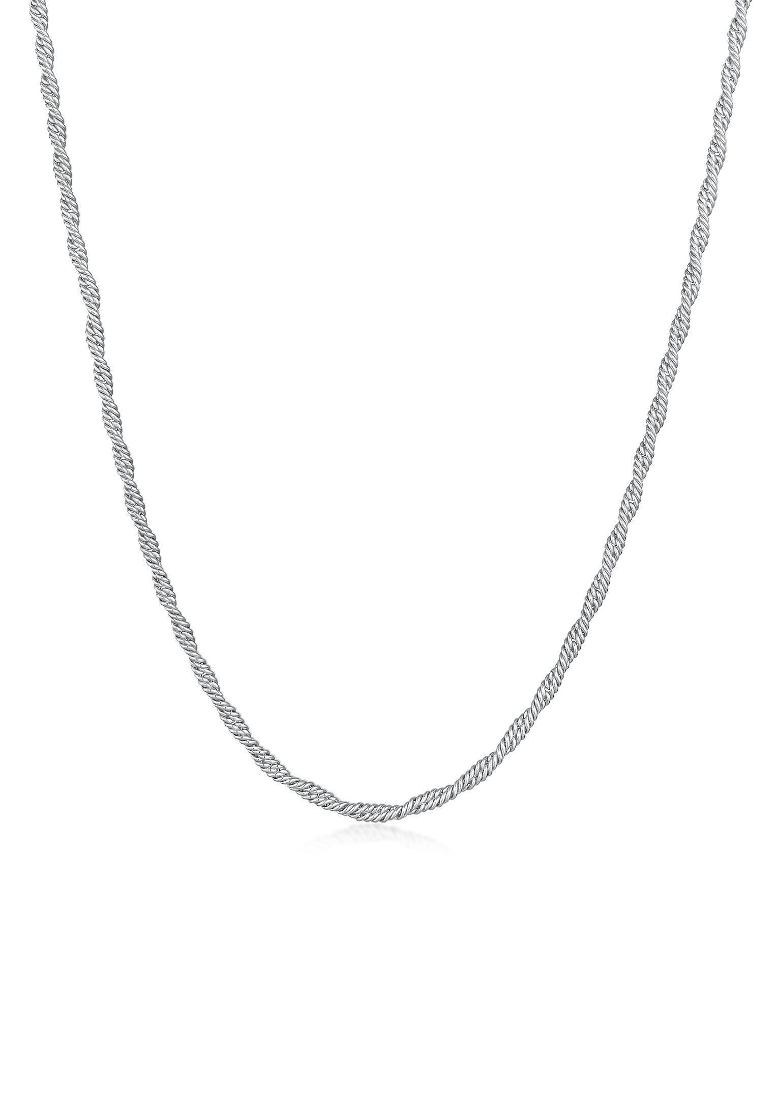 Kuzzoi Silberkette »Halskette Herren Basic Kordelkette Gedreht 925 Silber«