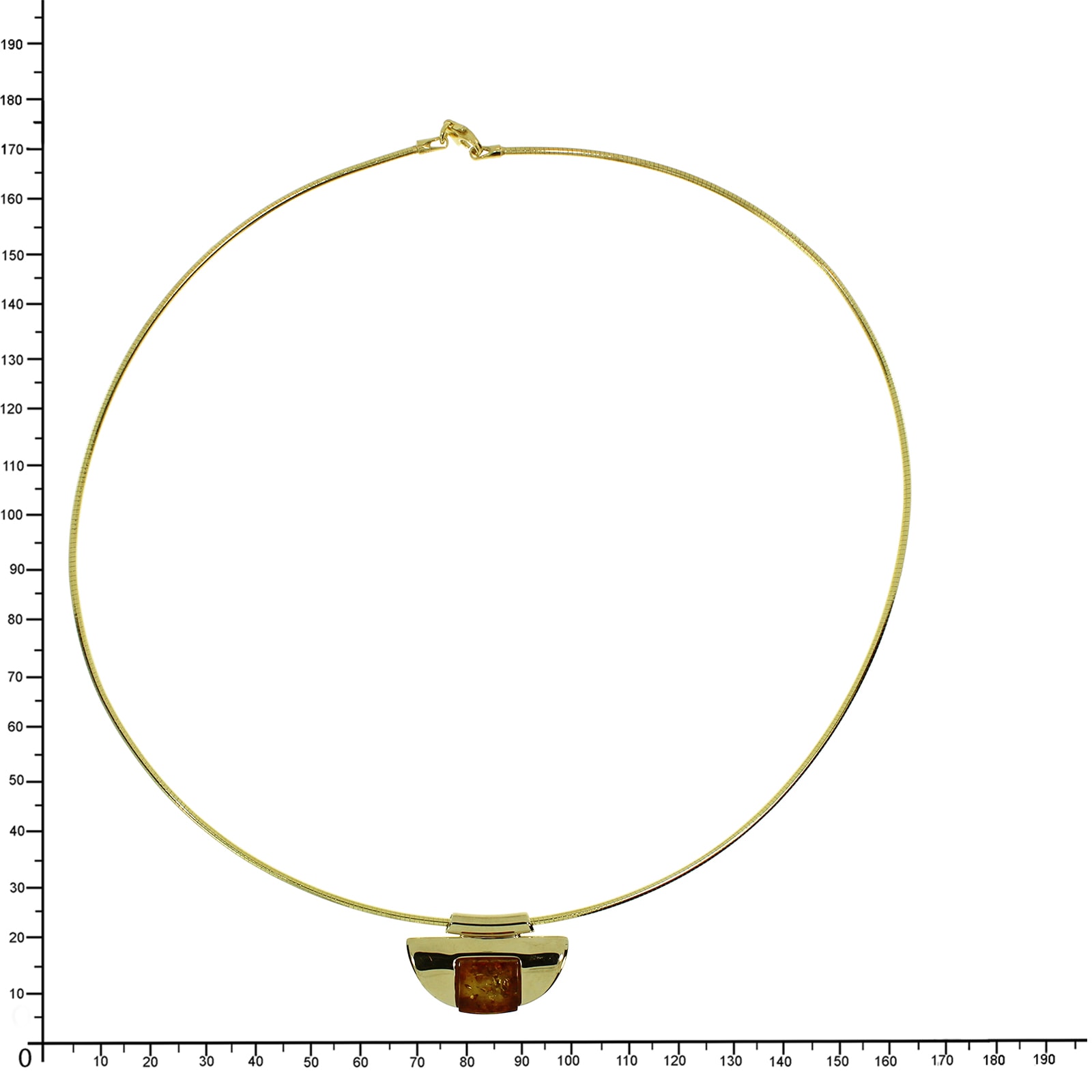 OSTSEE-SCHMUCK Kette mit Anhänger »- Gleiter-Klara - Silber 925/000, vergoldet - Bernstein«