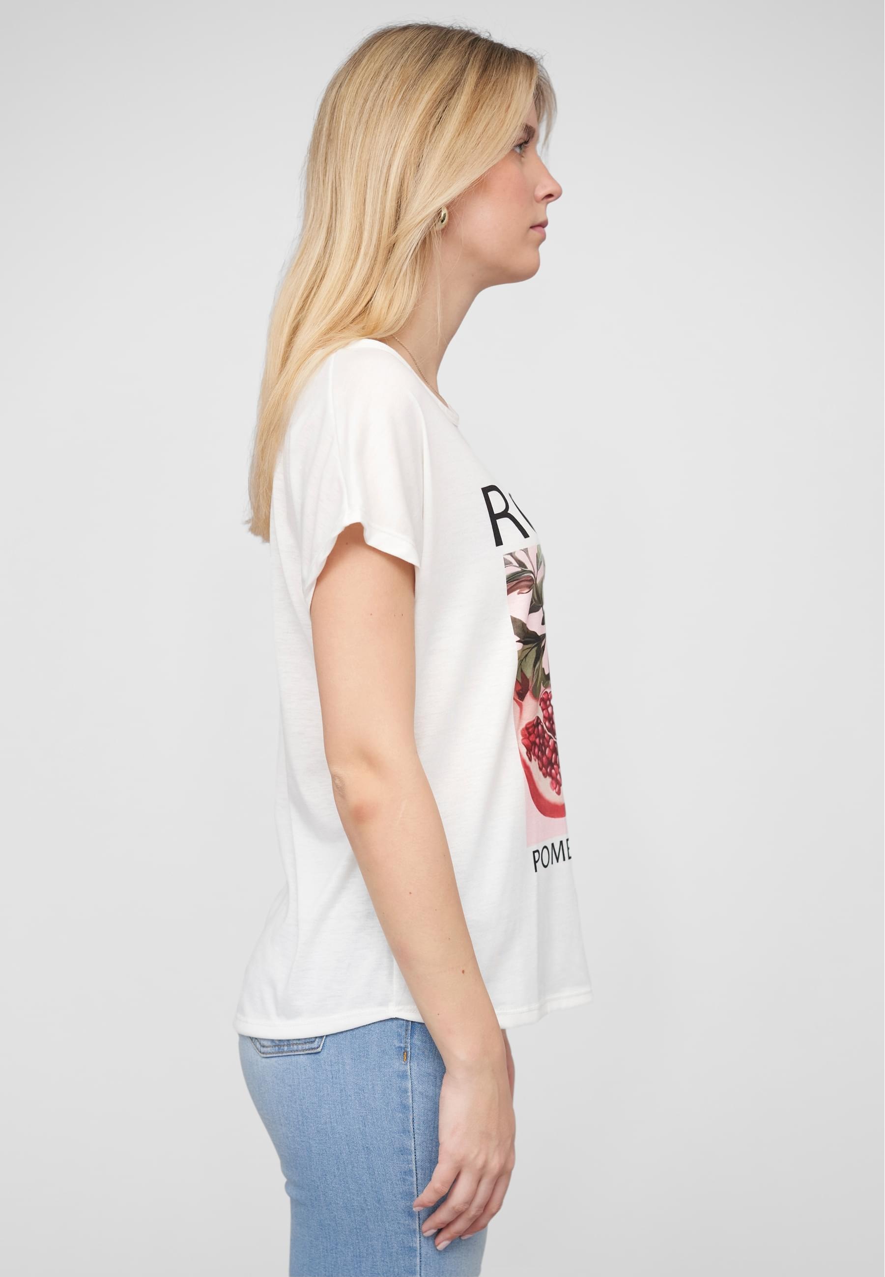 CLOUD 5IVE T-Shirt »CLOUD 5IVE Cloud 5ive T-Shirt Pomegranate Print« 1 Stk.