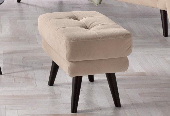 Home affaire Hocker "Hemmink" mit Knopfheftung