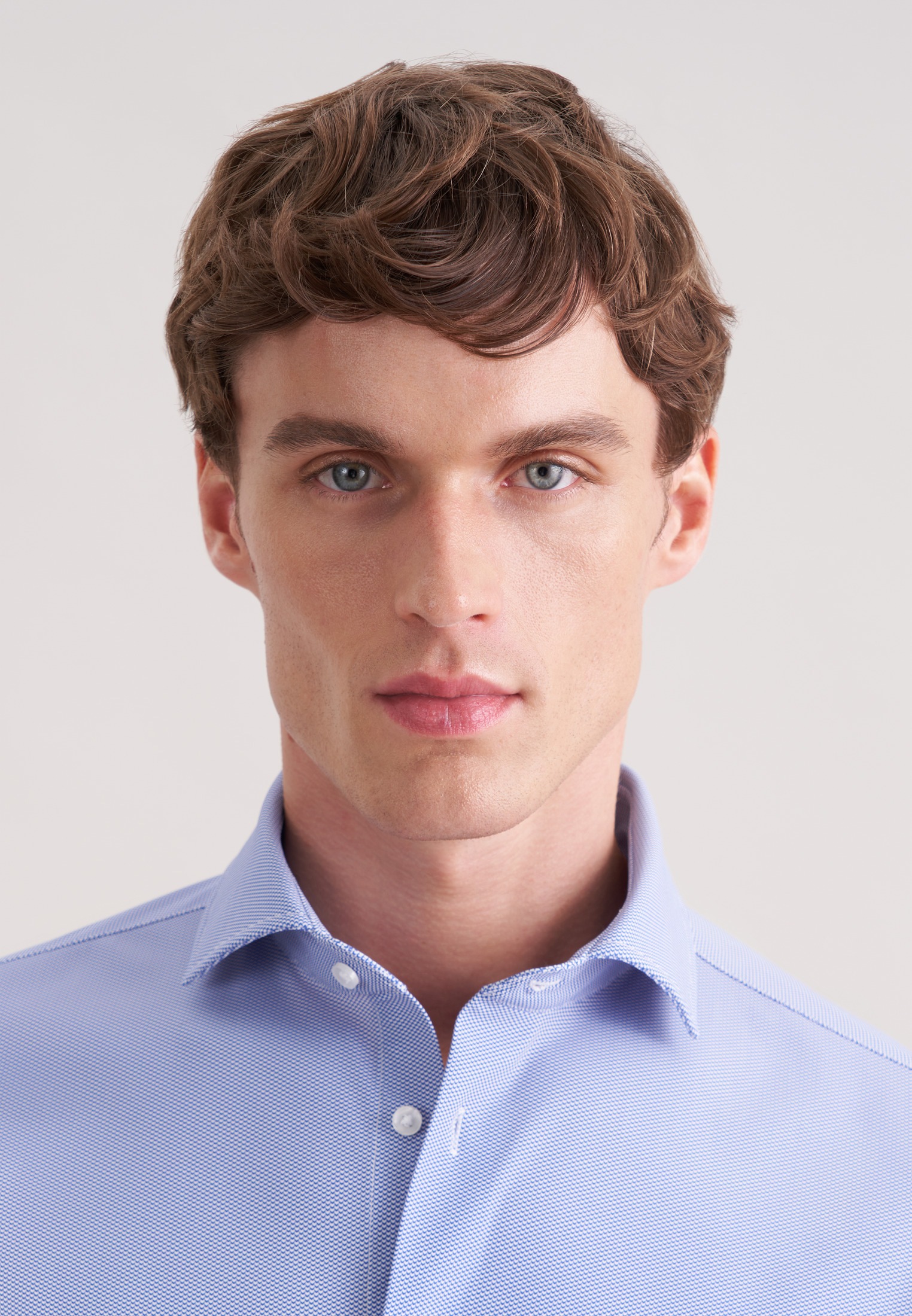 Seidensticker Schwarze Rose Men's Shirt Blue Size S 2