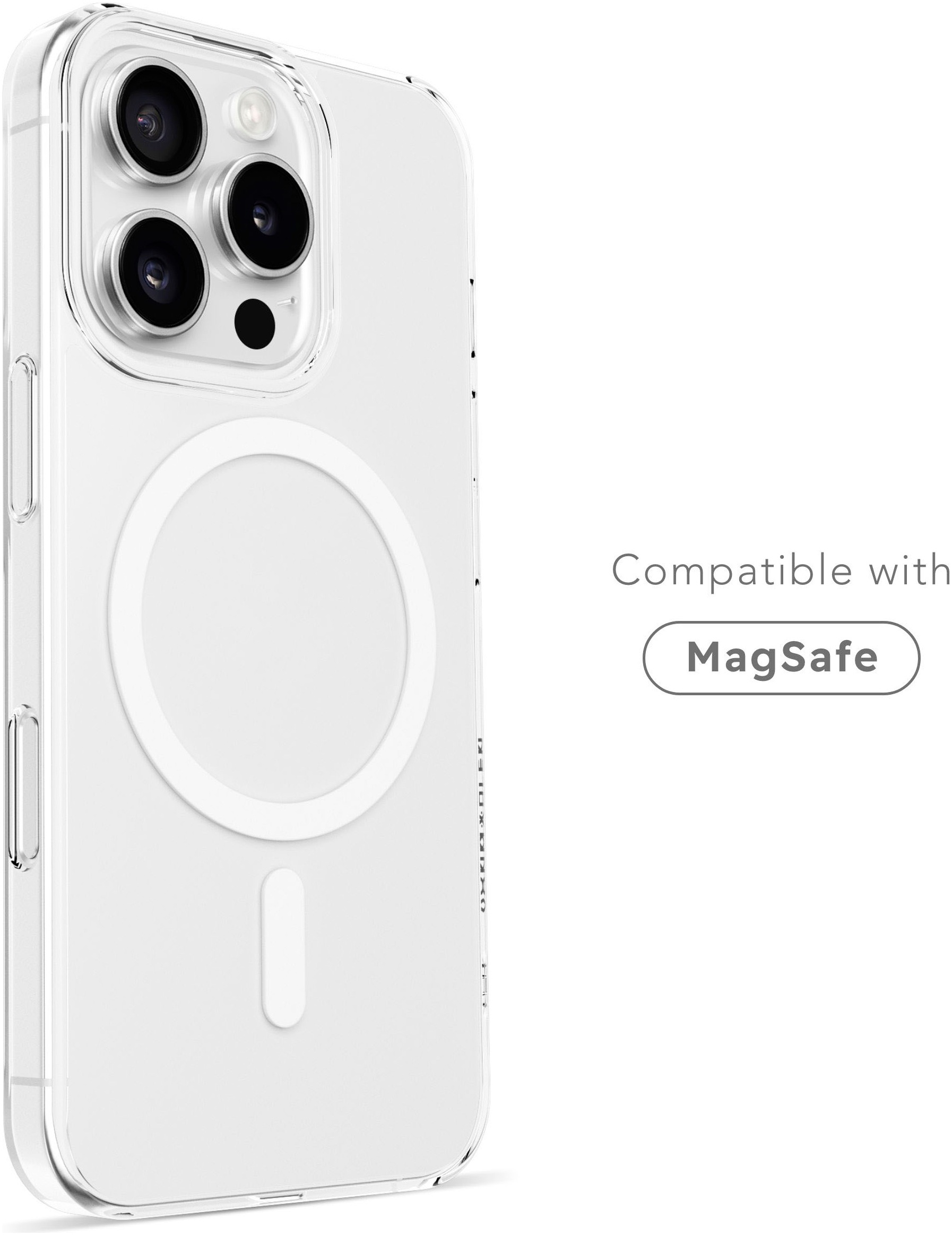 VONMÄHLEN Smartphone-Hülle »iPhone 16 Pro, Transparent Case Pro - Schutzhülle,Transparent«