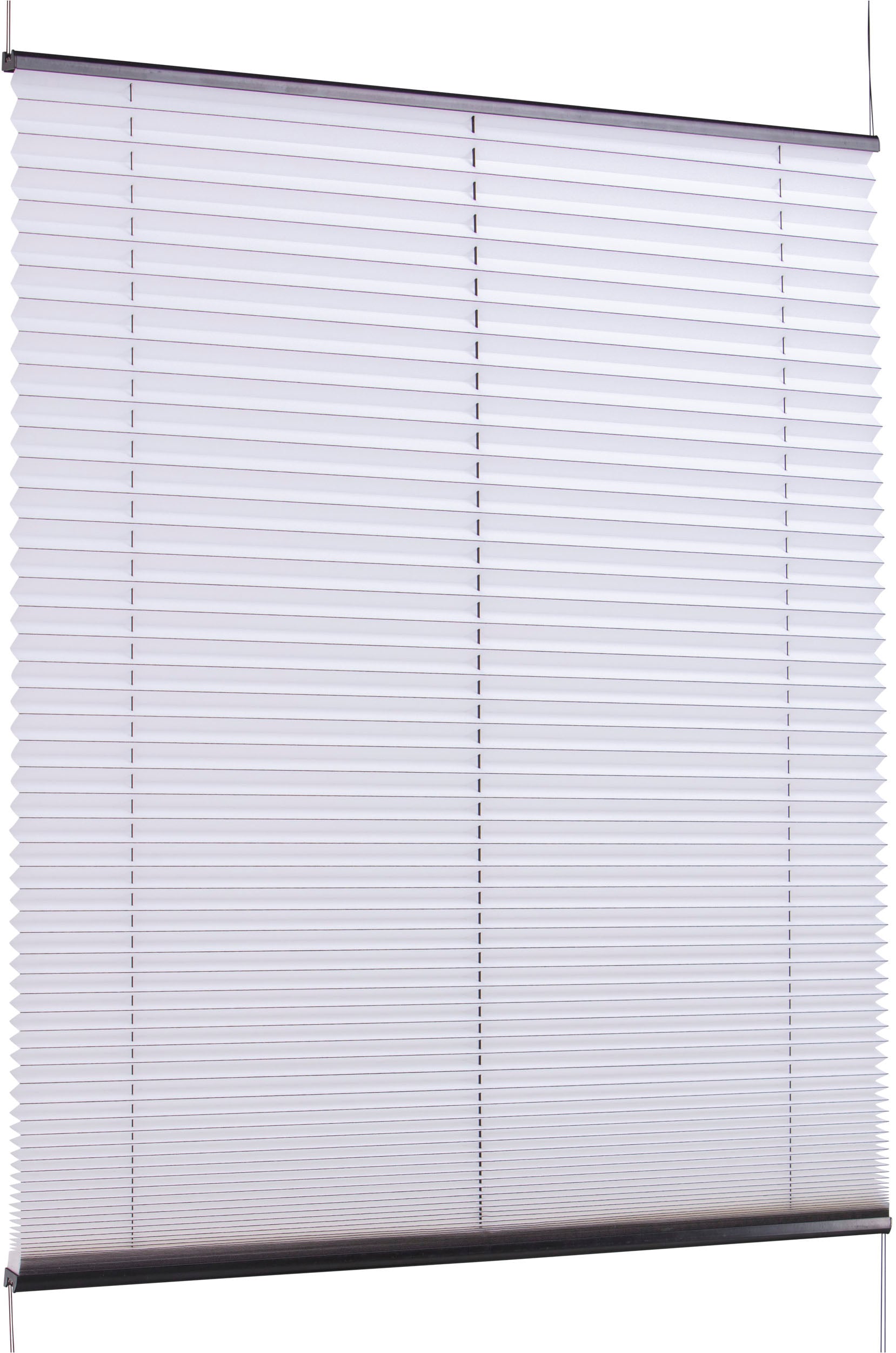 K-HOME Plissee "Klemmfix FLORIDA Stripe mit patentiertem Design" Lichtschutz ohne Bohren verspannt patentiertes Design