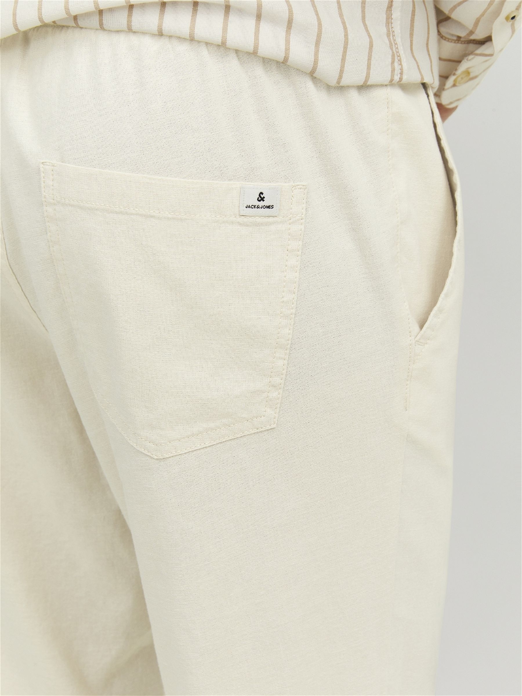 Jack & Jones Stoffhose »JPSTACE DAVE BREEZE JOGGER SN«, mit elastischem Bund