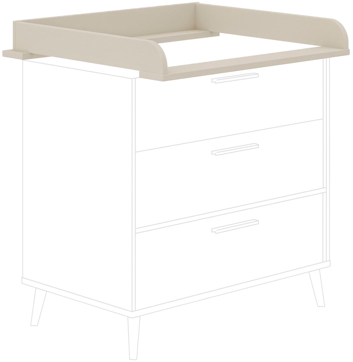 PAIDI Wickelaufsatz "EEFJE zur Erweiterung der Kommode, langlebig und beson günstig online kaufen