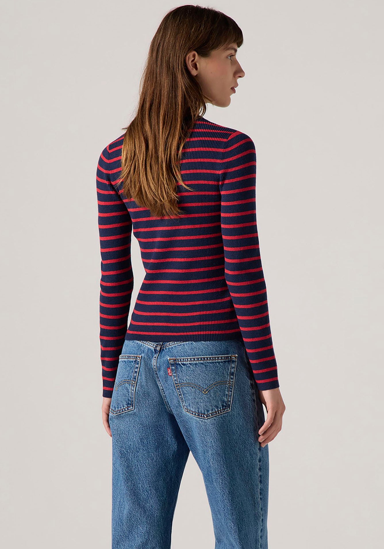 Levi's® Strickpullover »RIB SWEATER«, mit Batwing Logo
