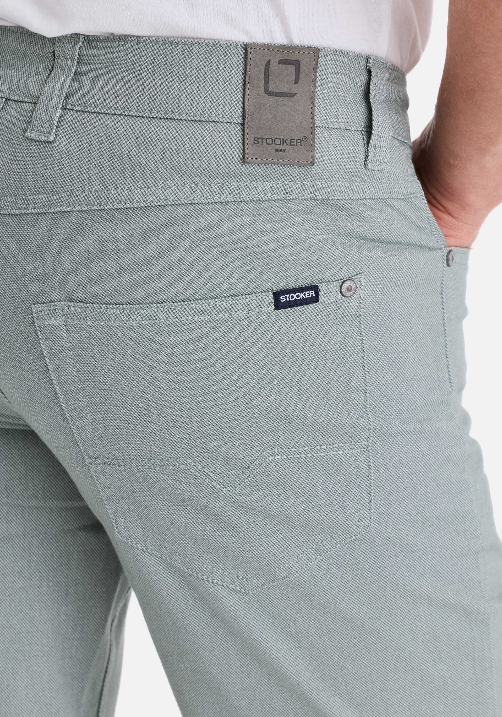 Stooker Men Bermudas »5-Pkt Style Summer Denim Bermudas«  Sommer Straight Fit Casual Stretchdenim für Herren