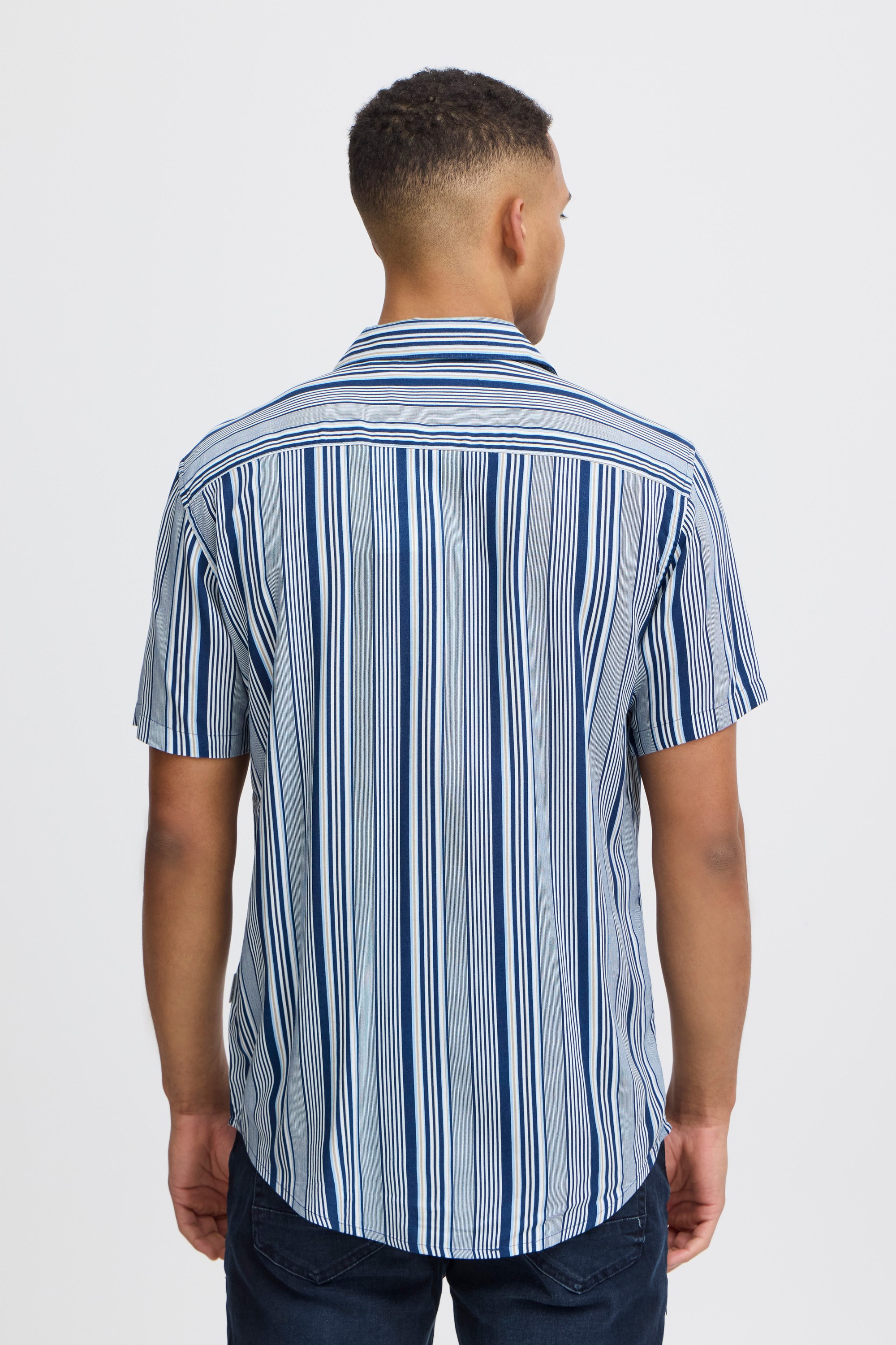 BLEND BHShirt Short Sleeve Shirt Men Blue L 7