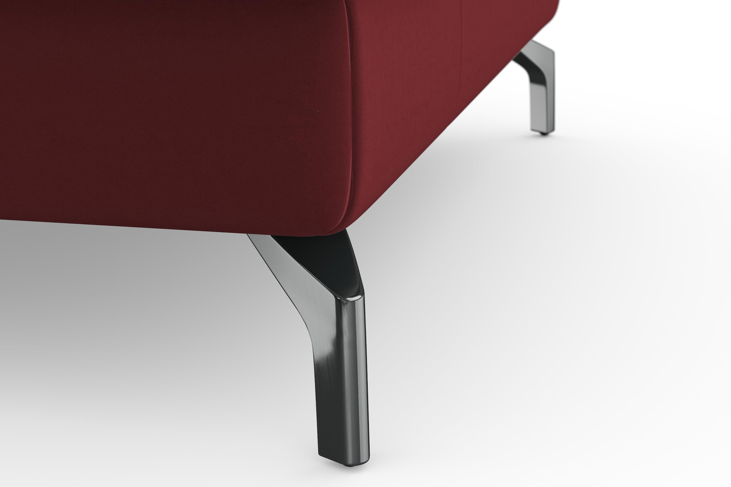 sit&more Wohnlandschaft »Bendigo U-Form«, inklusive Sitztiefenverstellung, Bodenfreiheit 12 cm, in 2 Fußfarben