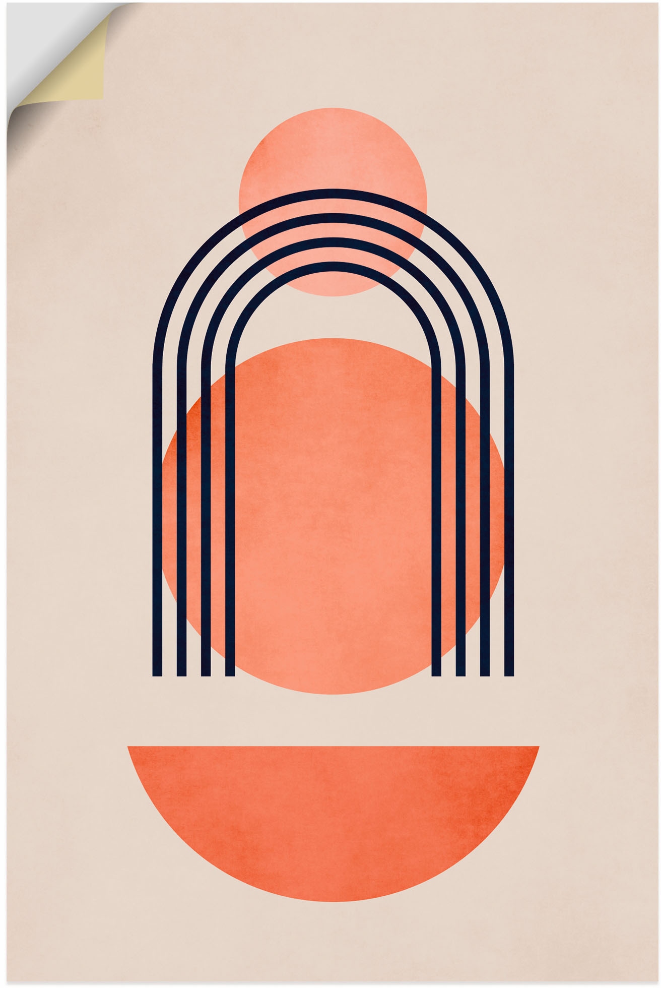 Artland Wandbild »Geometrica Nr. 7«, Muster, (1 St.), als Alubild,  Leinwandbild, Wandaufkleber oder Poster in versch. Größen bestellen | BAUR