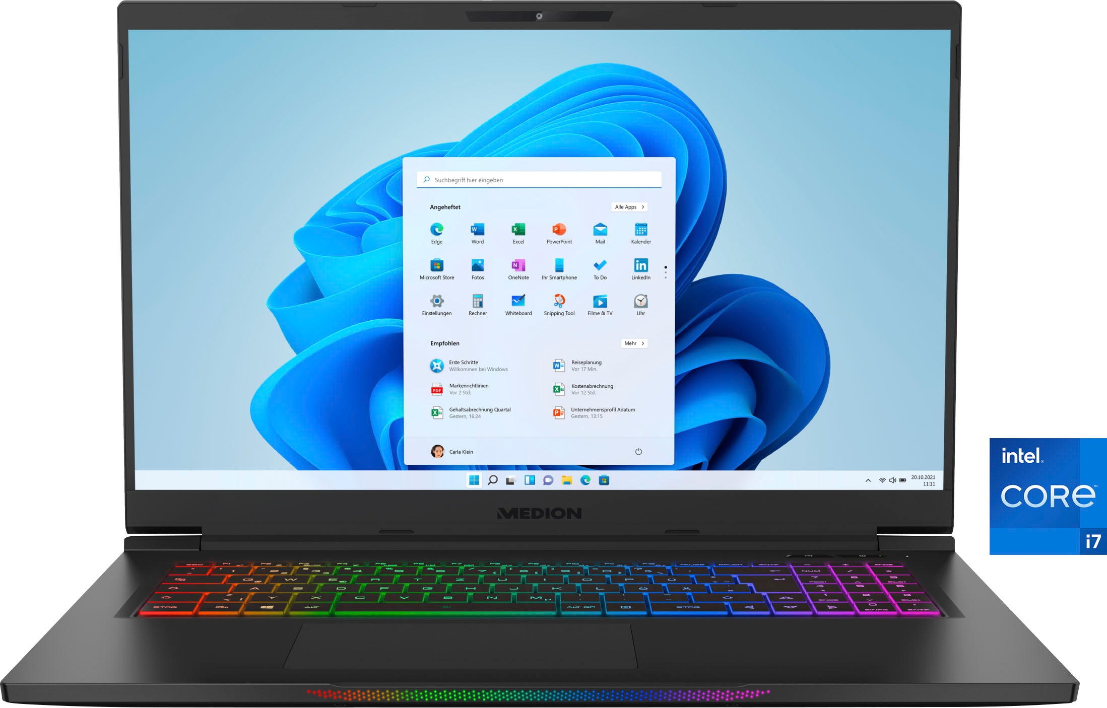 Medion® Notebook »ERAZER® Beast X30«, 43,9 cm, / 17,3 Zoll, Intel, Core i7, GeForce... kaufen