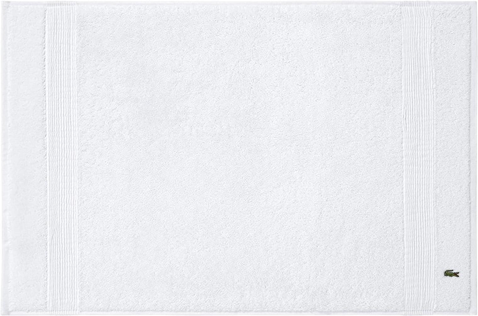 Lacoste Badematte "LLECROCO" Höhe 3 mm schnell trocknend mit Label-Applikationen