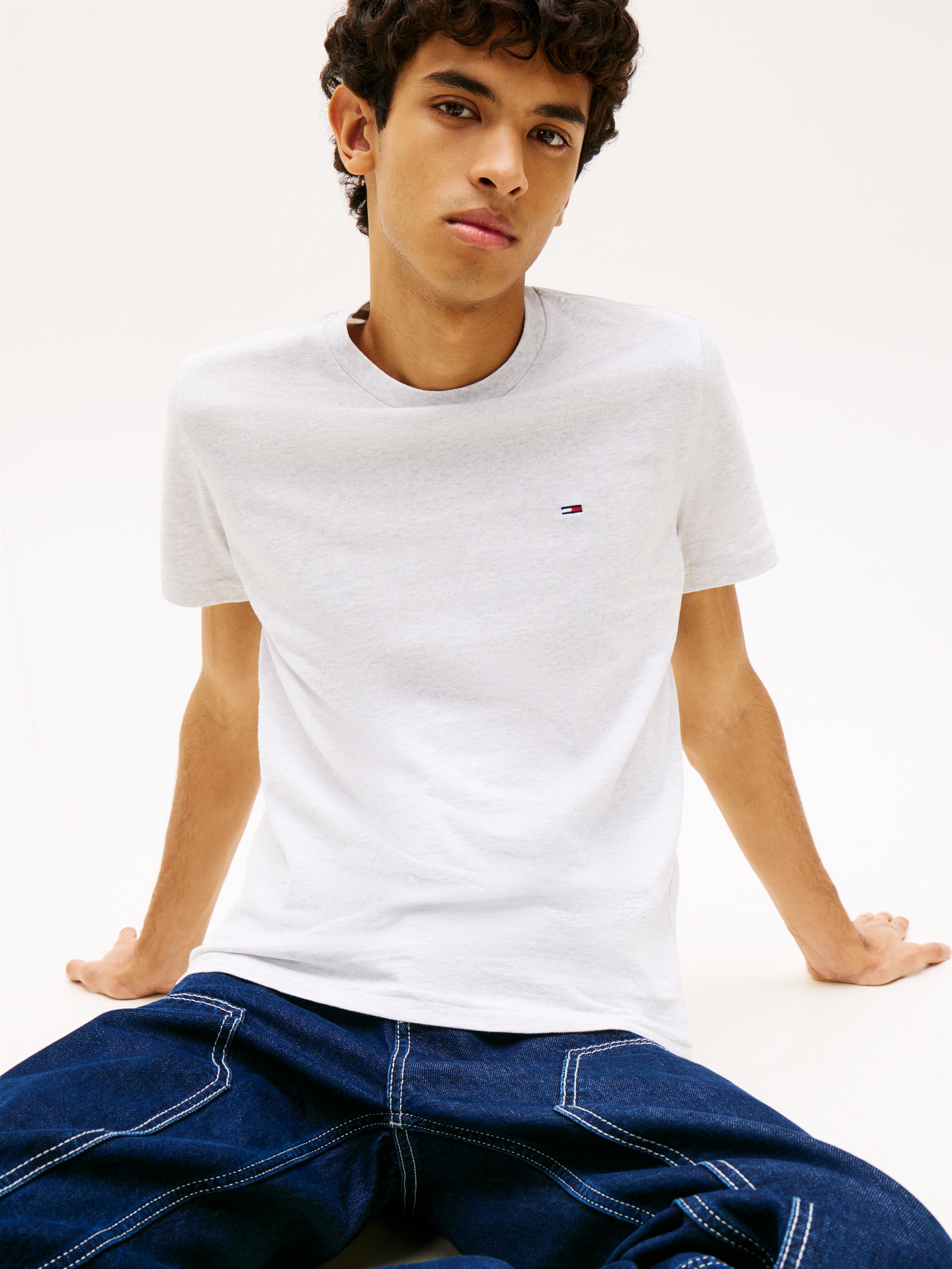 Tommy Jeans Rundhalsshirt "TJM XSLIM 2PACK JERSEY TEE EXT" Packung, 2er-Pac günstig online kaufen