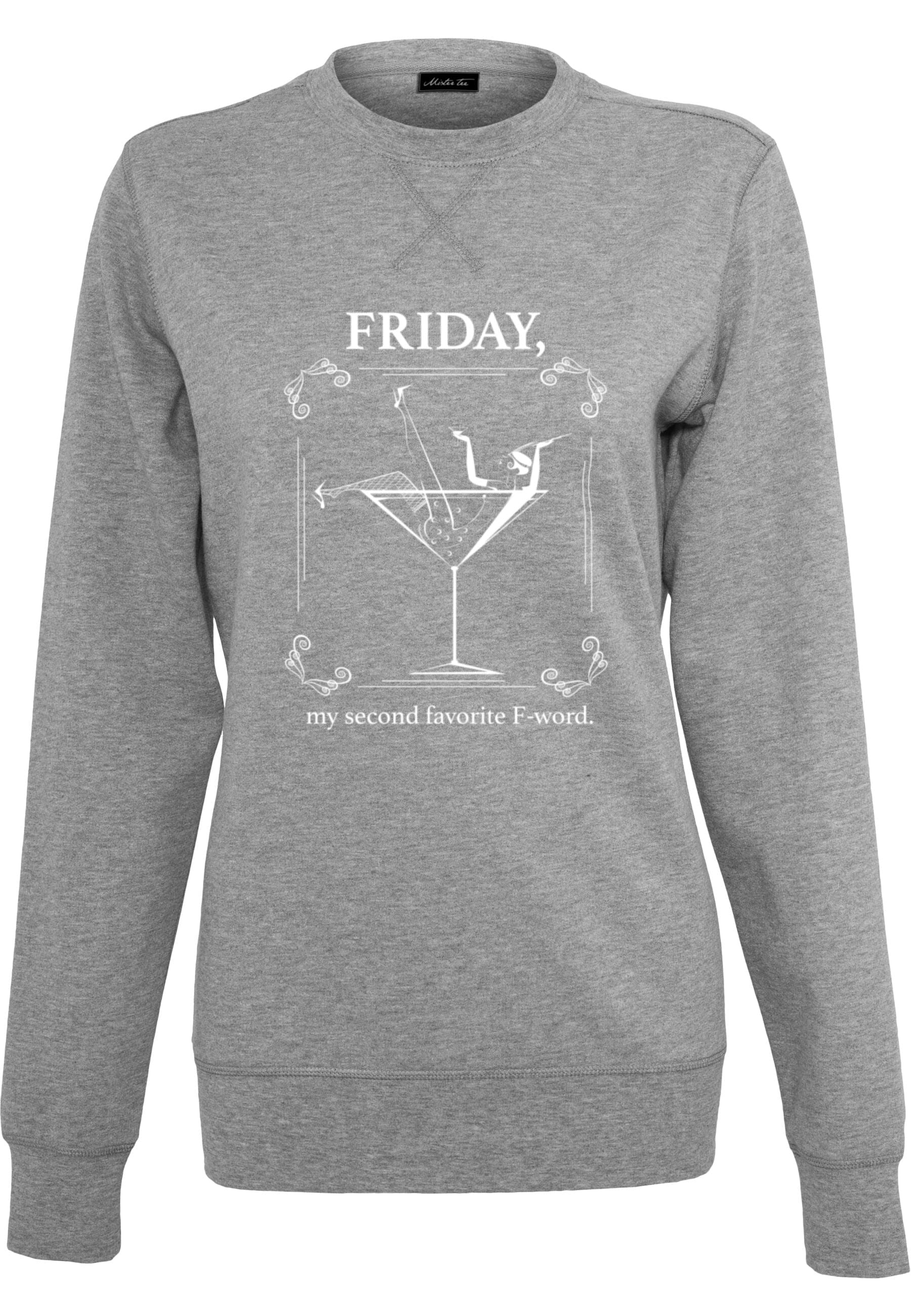 MisterTee Sweatshirt "MisterTee Damen Ladies F-Word Crewneck" 1 Stk. tlg. günstig online kaufen