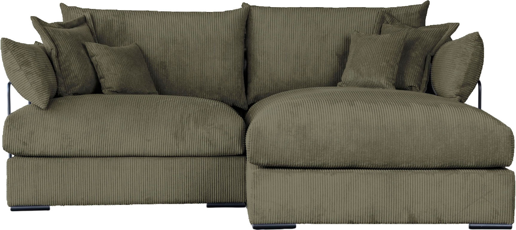 Home affaire Ecksofa "Casa XXL L-Form, Breite 247 cm" Mega-Sofa, Cord oder günstig online kaufen