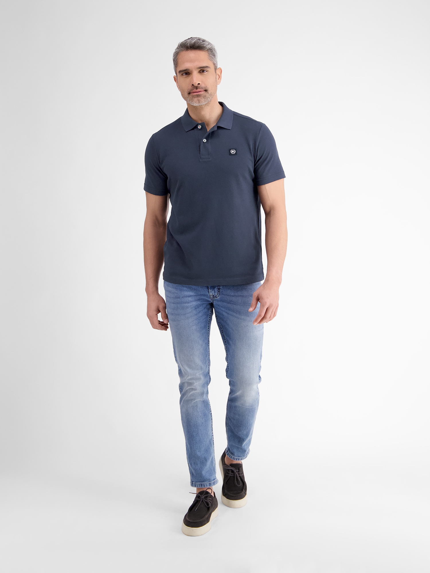 LERROS Poloshirt »LERROS Poloshirt in weicher Waffelpiquéqualität«