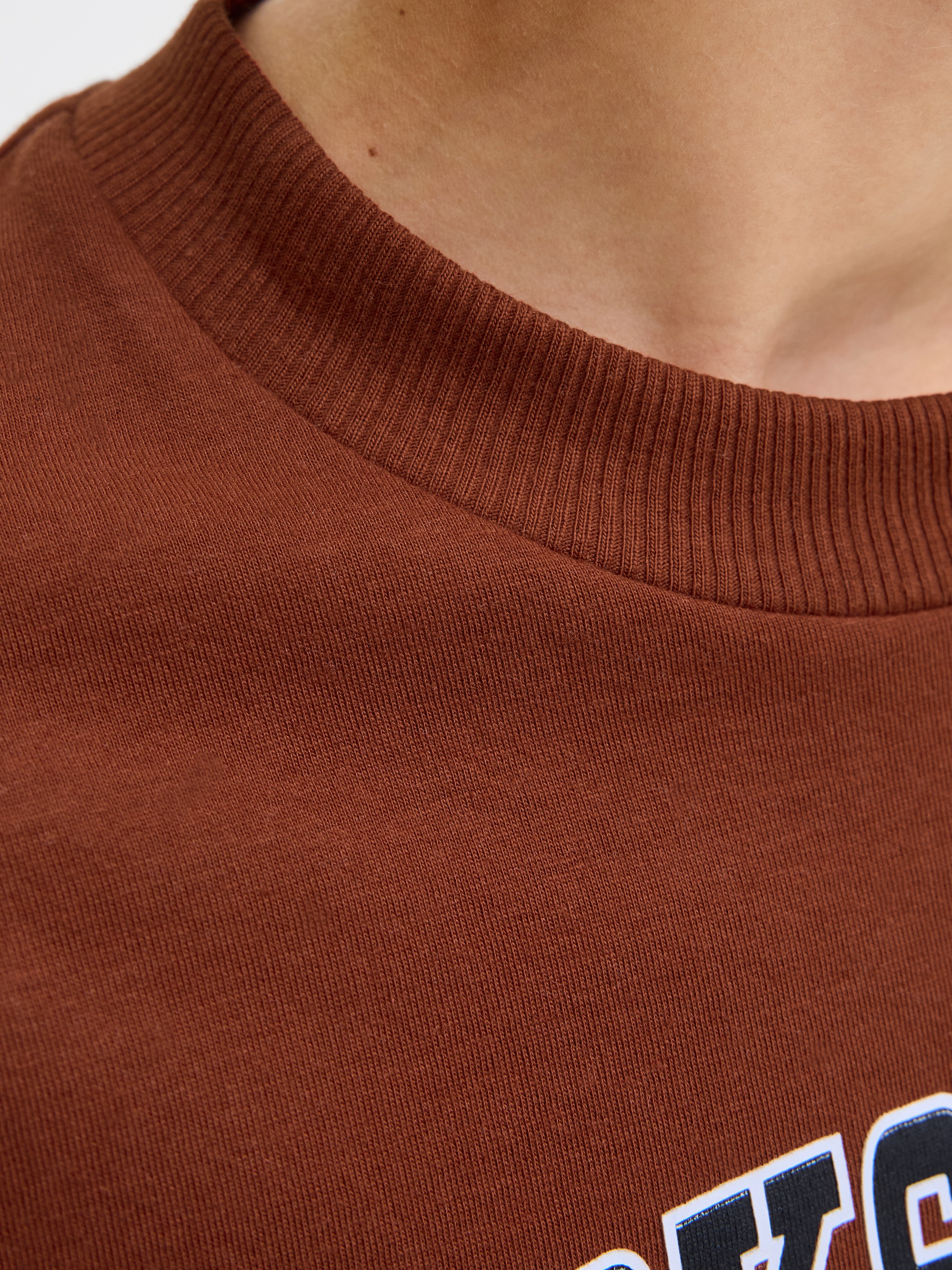 Jack & Jones Junior Rundhalsshirt »JJECALEB VARSITY TEE SS O-NECK NOOS JNR«