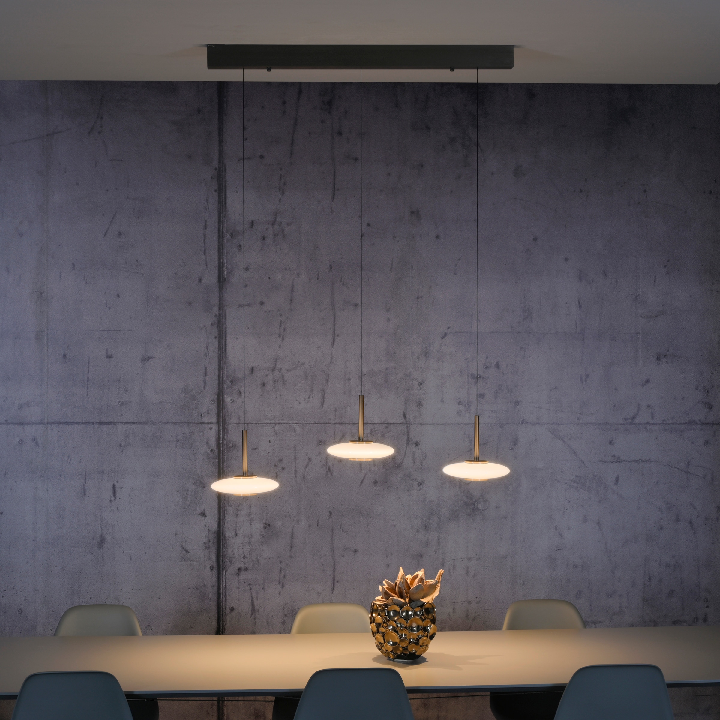 Neuhaus PURE LED Pendelleuchte »PURE Vitrum« LED-Board 1 Stk. Warmweiß Comfort Lift, dimmfähig über separaten Tronicdimmer