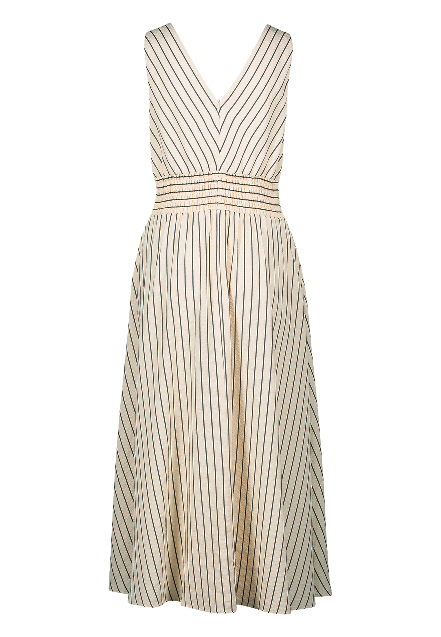Zero Midikleid »zero Midikleid mit Streifen«, Knopfleiste