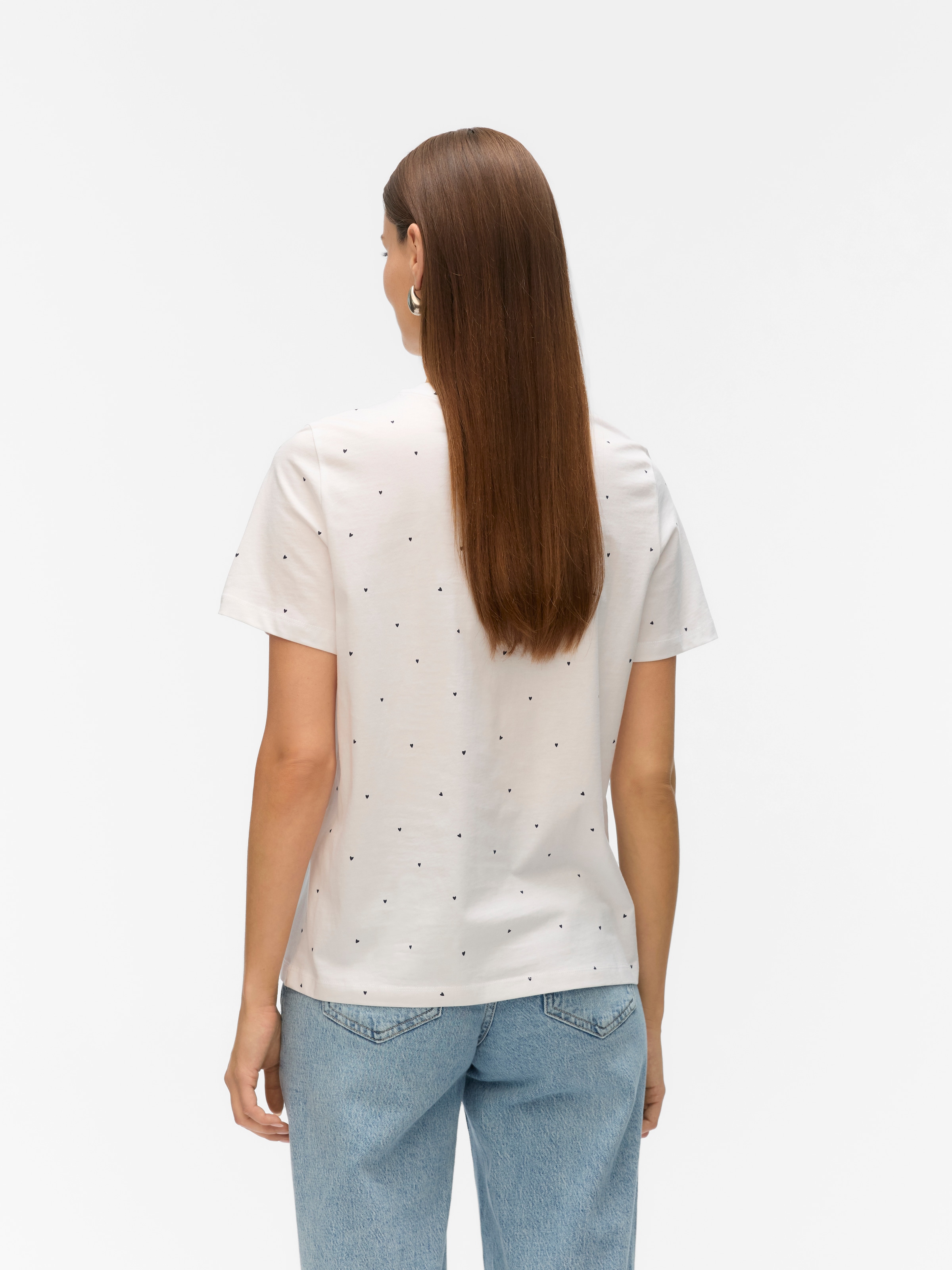 Vero Moda Kurzarmshirt »VMPAULINA AOP SS T-SHIRT GA JRS NOOS«
