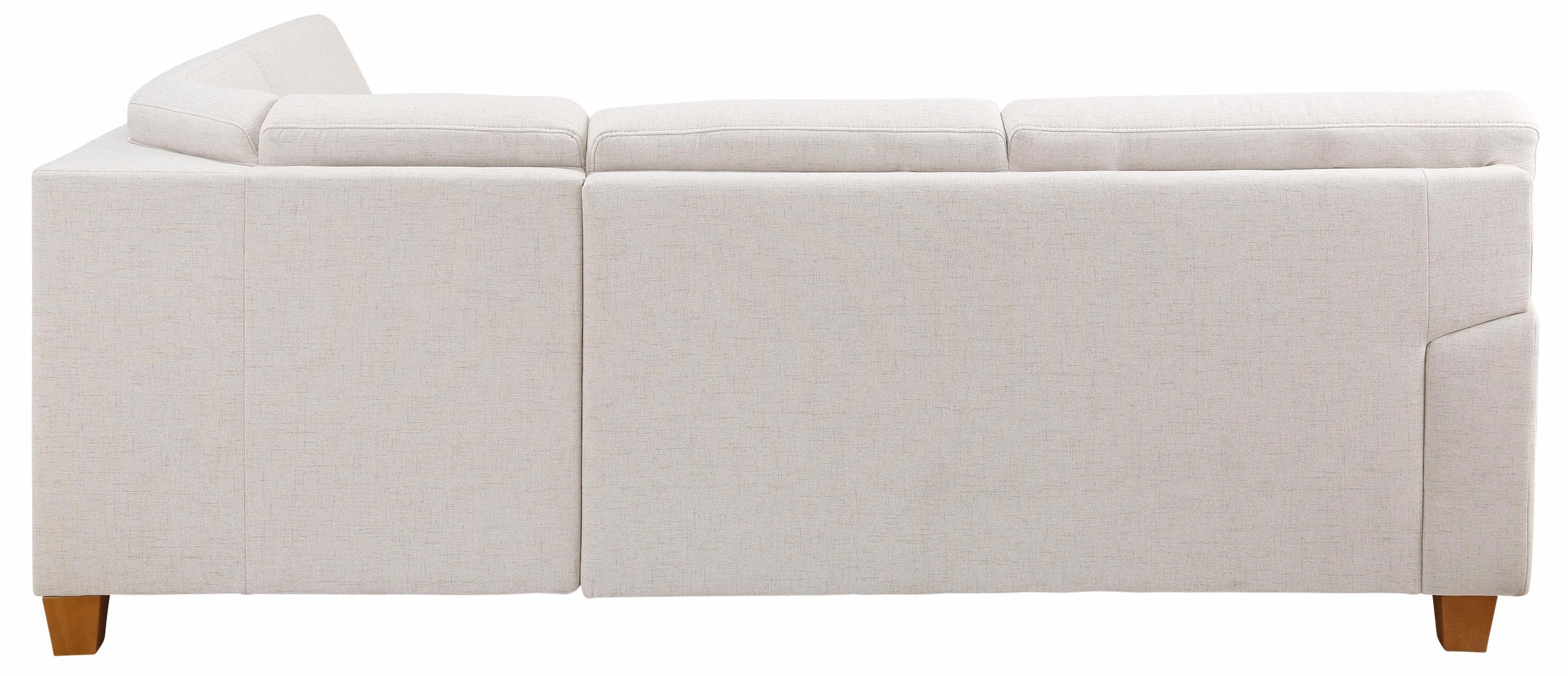 Home affaire Ecksofa »Belfort L-Form«, mit Federkern, wahlweise mit Bettfunktion und Stauraum