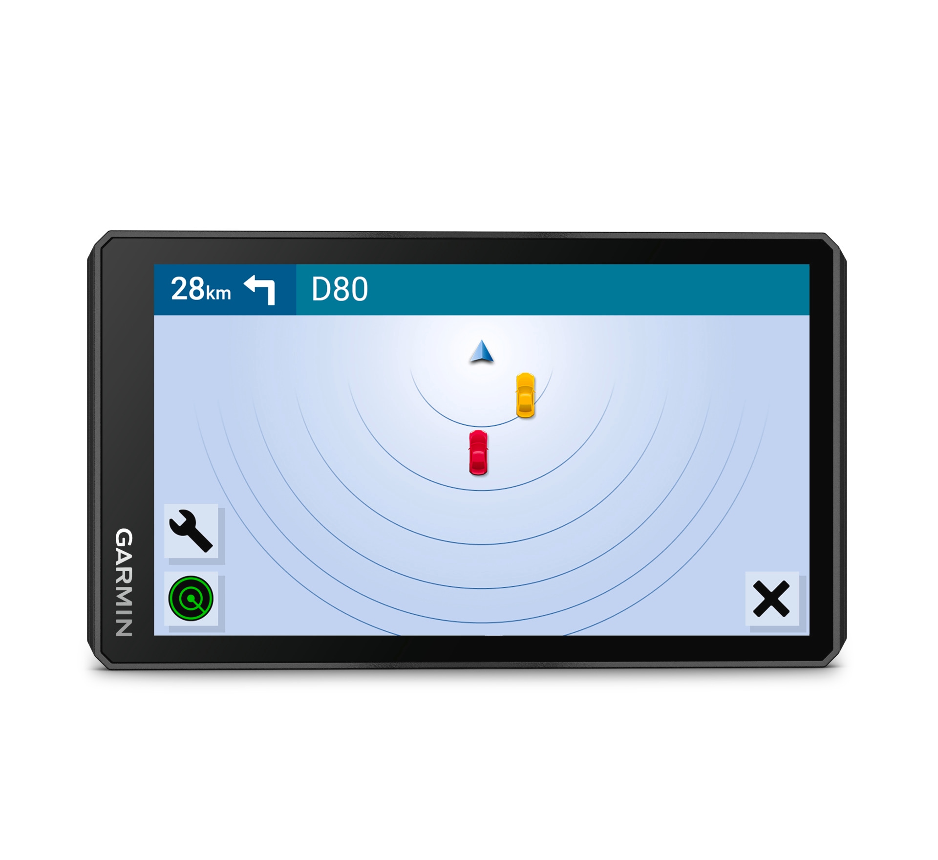 Garmin Sensor »zumo R1 Radar Motorrad-Radar« flexible Montage, Zusatzbeleuchtung, Audiohinweise, kompakt & robust