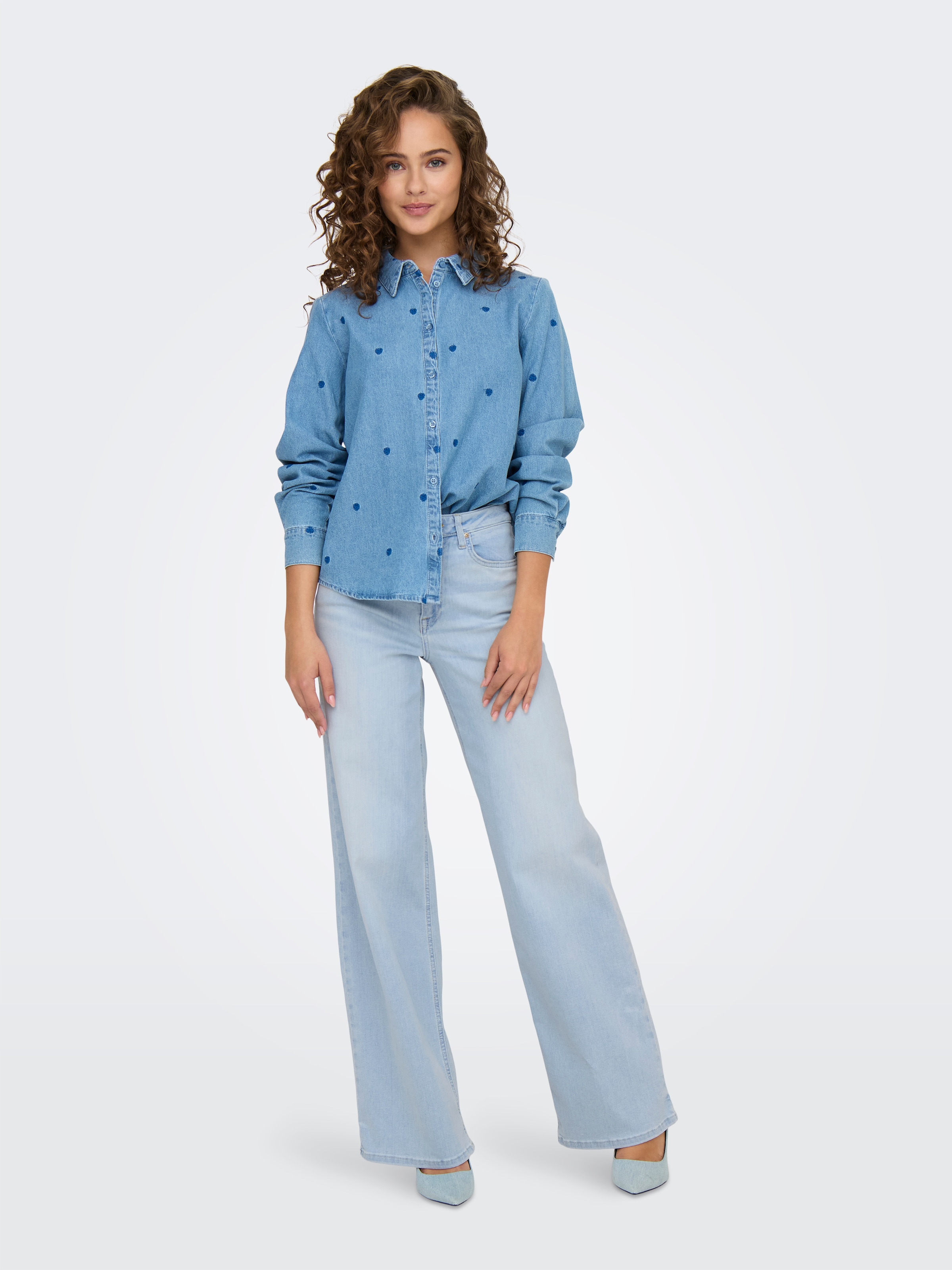 ONLY High-waist-Jeans »ONLMADISON BLUSH HW WIDE DNM CRO495 NOOS«