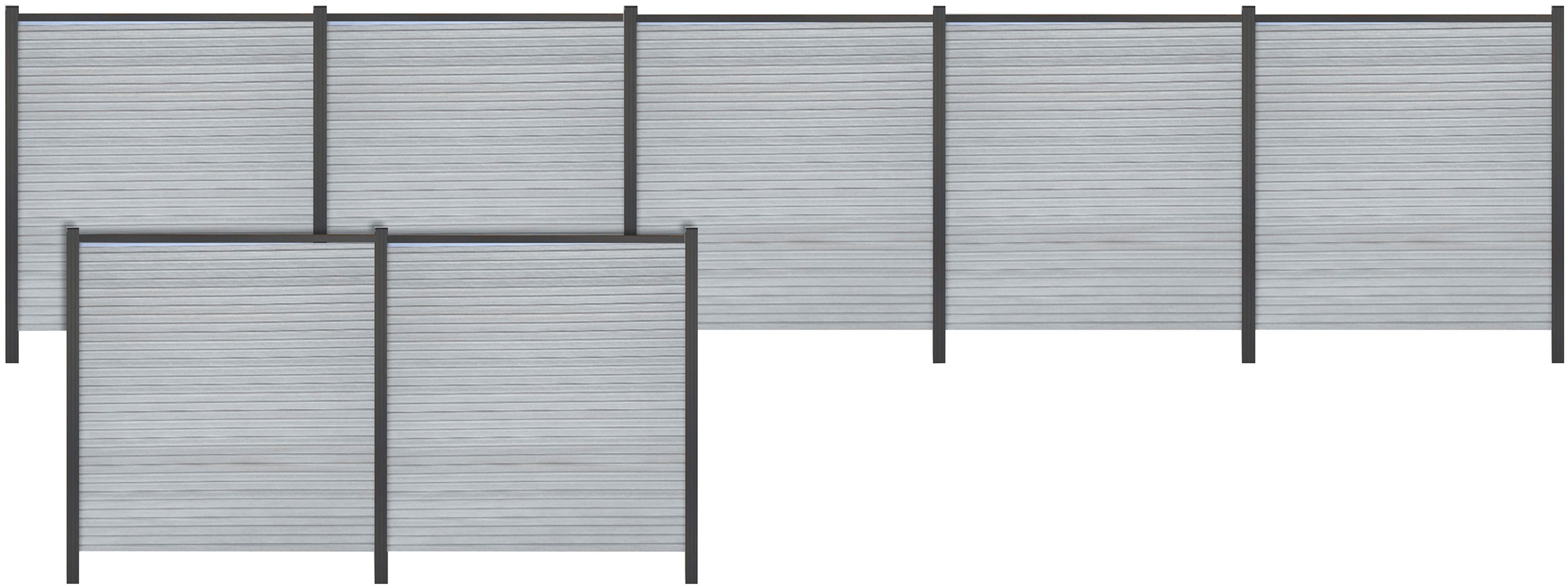 Tetzner & Jentzsch Sichtschutzelement "WARREN 5" pflegeleicht, coextrudiert günstig online kaufen