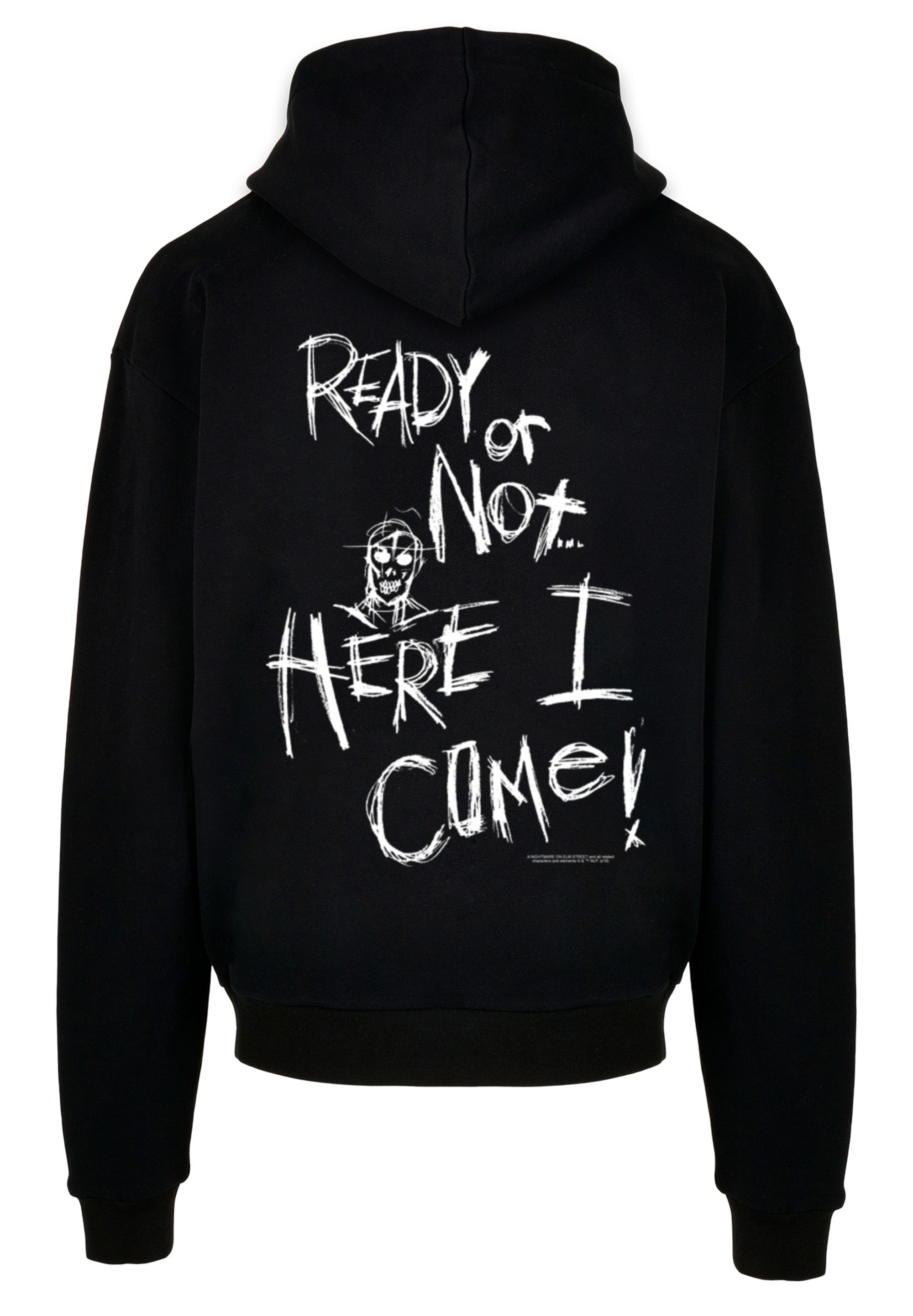 F4NT4STIC Kapuzenpullover »Nightmare on Elm Street Freddy Ready Or Not«, Print