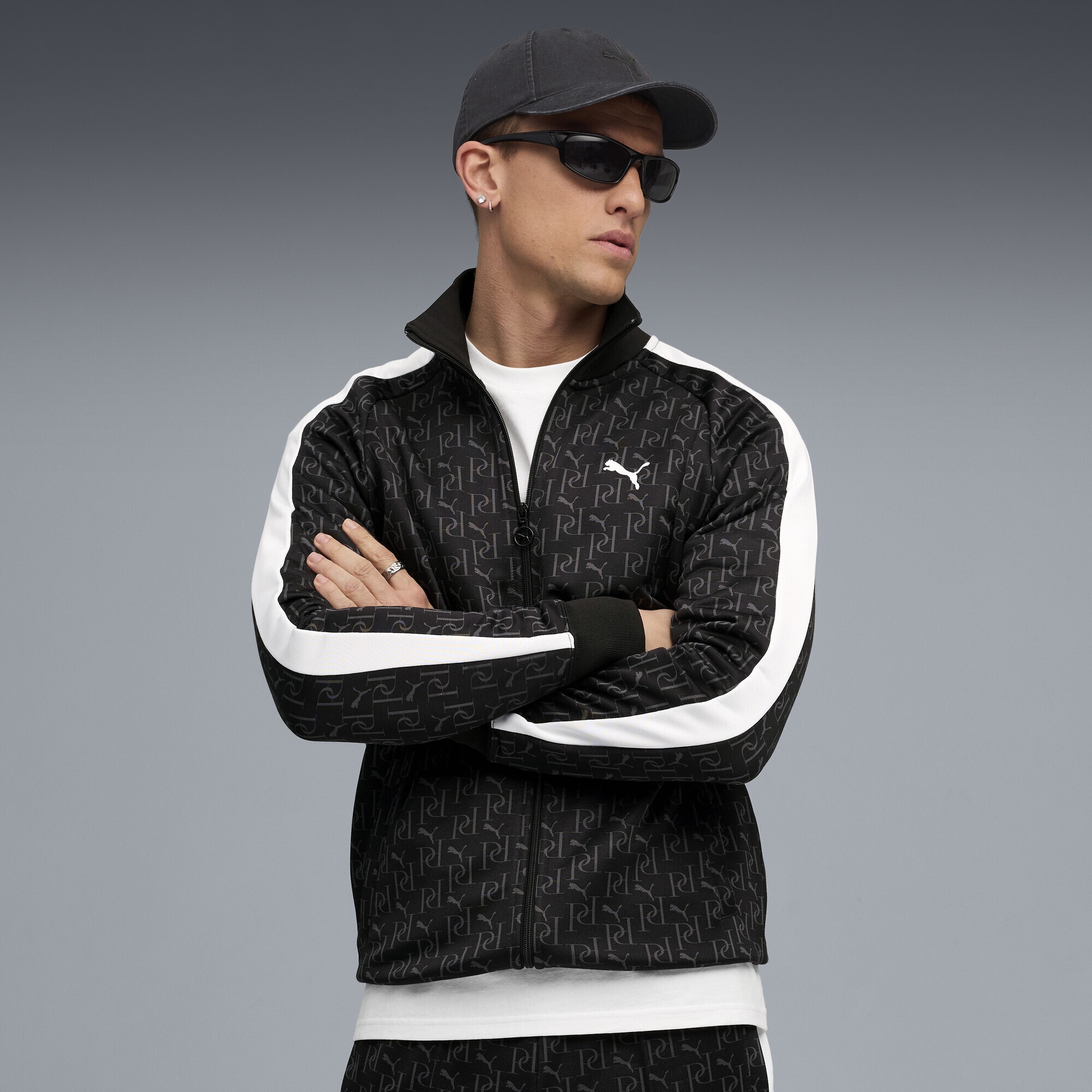 PUMA Trainingsjacke »T7 Allover-Print Trainingsjacke Herren«