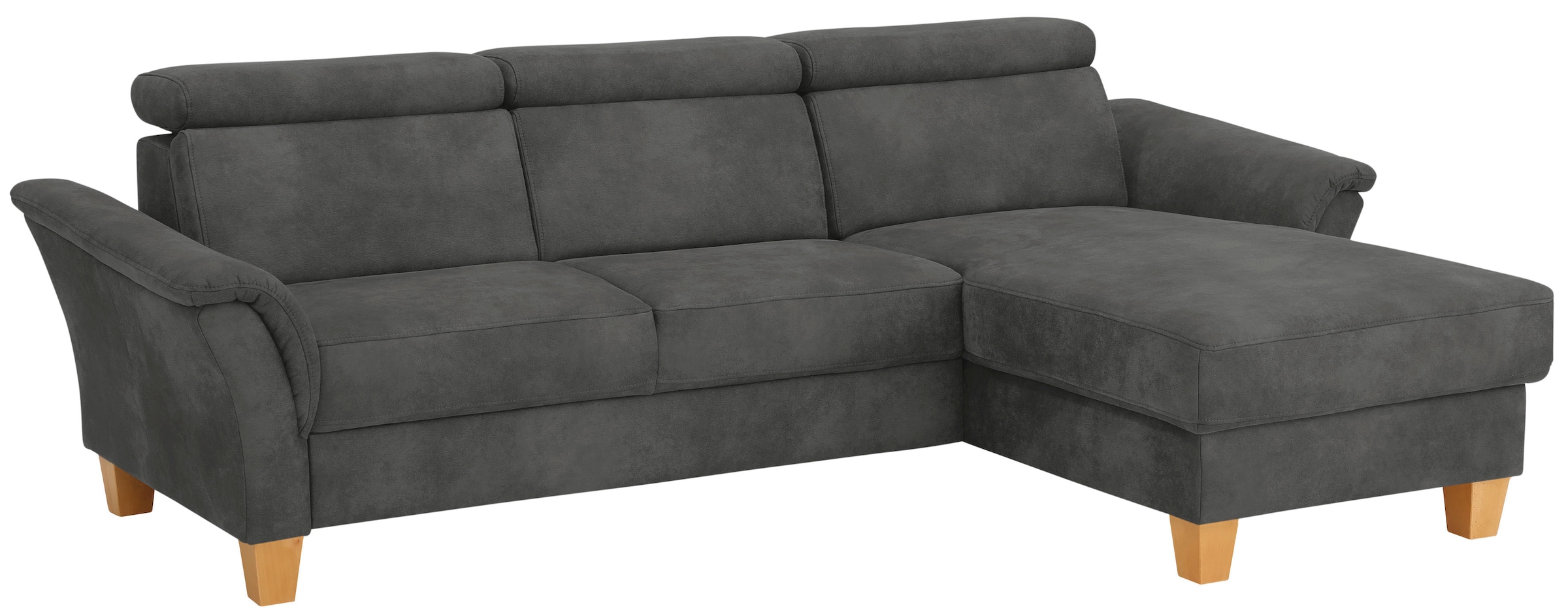 Home affaire Ecksofa »Conville L-Form«, Federkern, wahlweise mit Bettfunktion und Bettkasten bzw. Stauraum